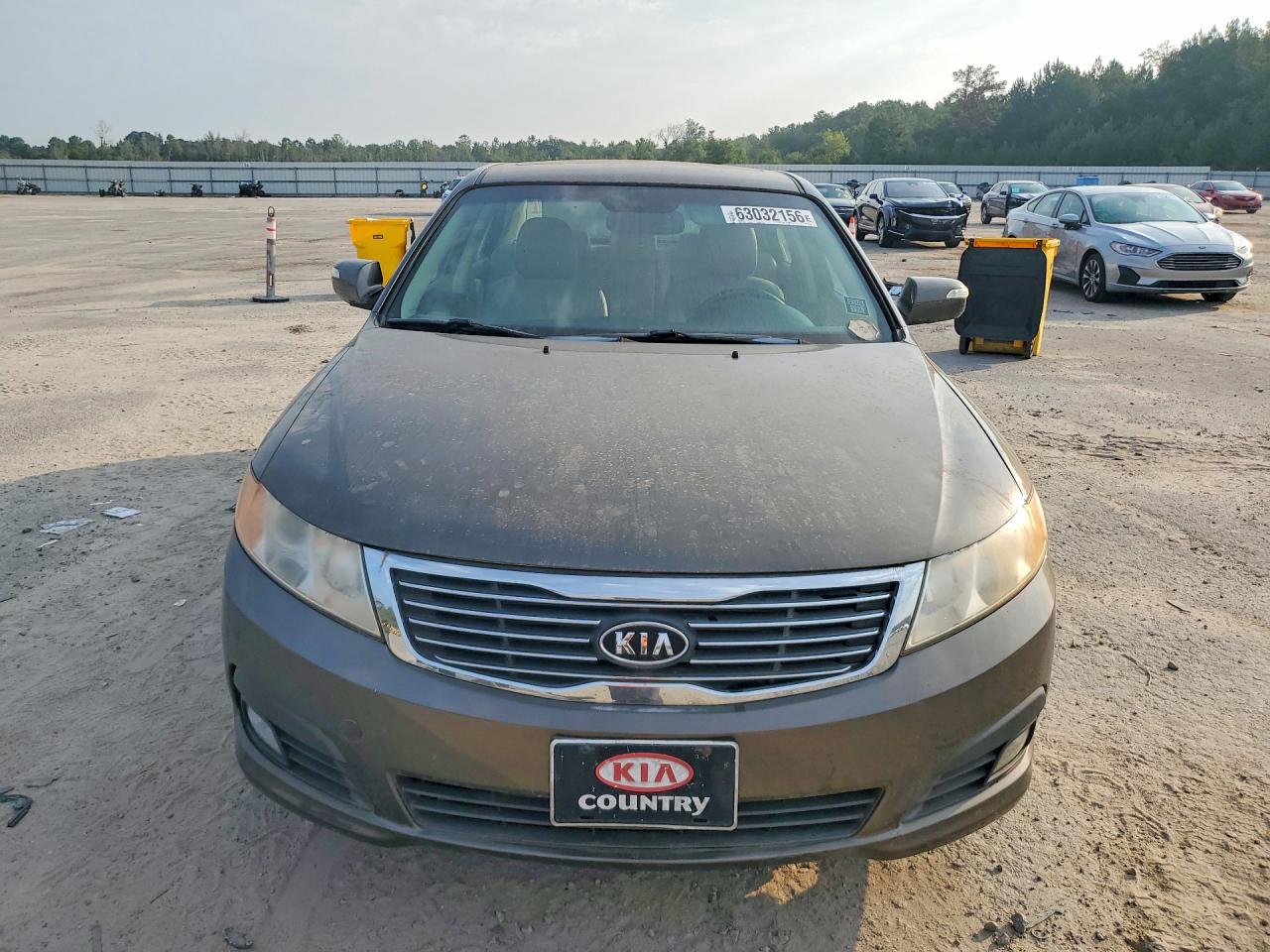2009 Kia Optima Lx Gray vin: KNAGE228695324243