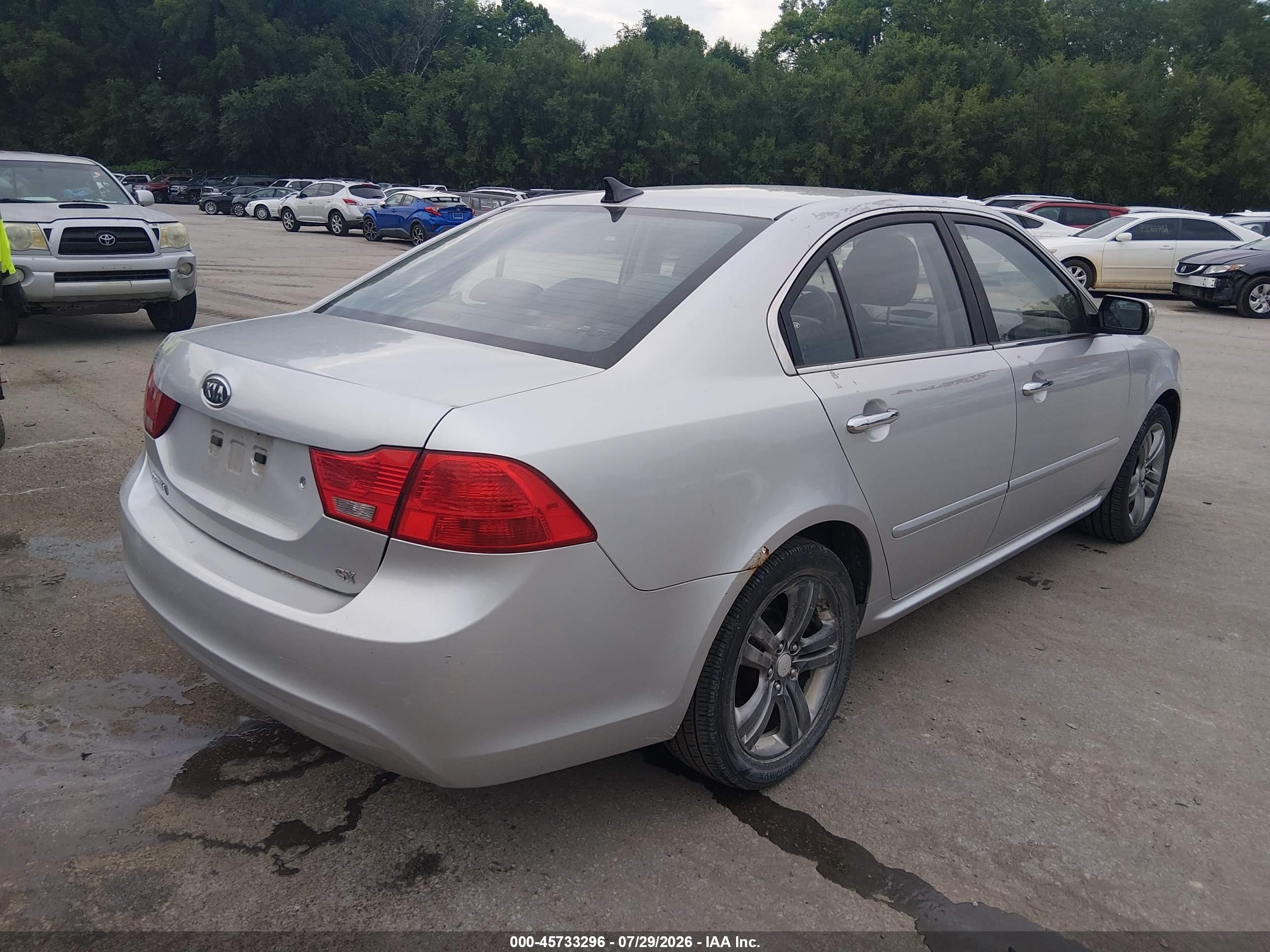 2009 Kia Optima Sx Silver vin: KNAGE228695358098
