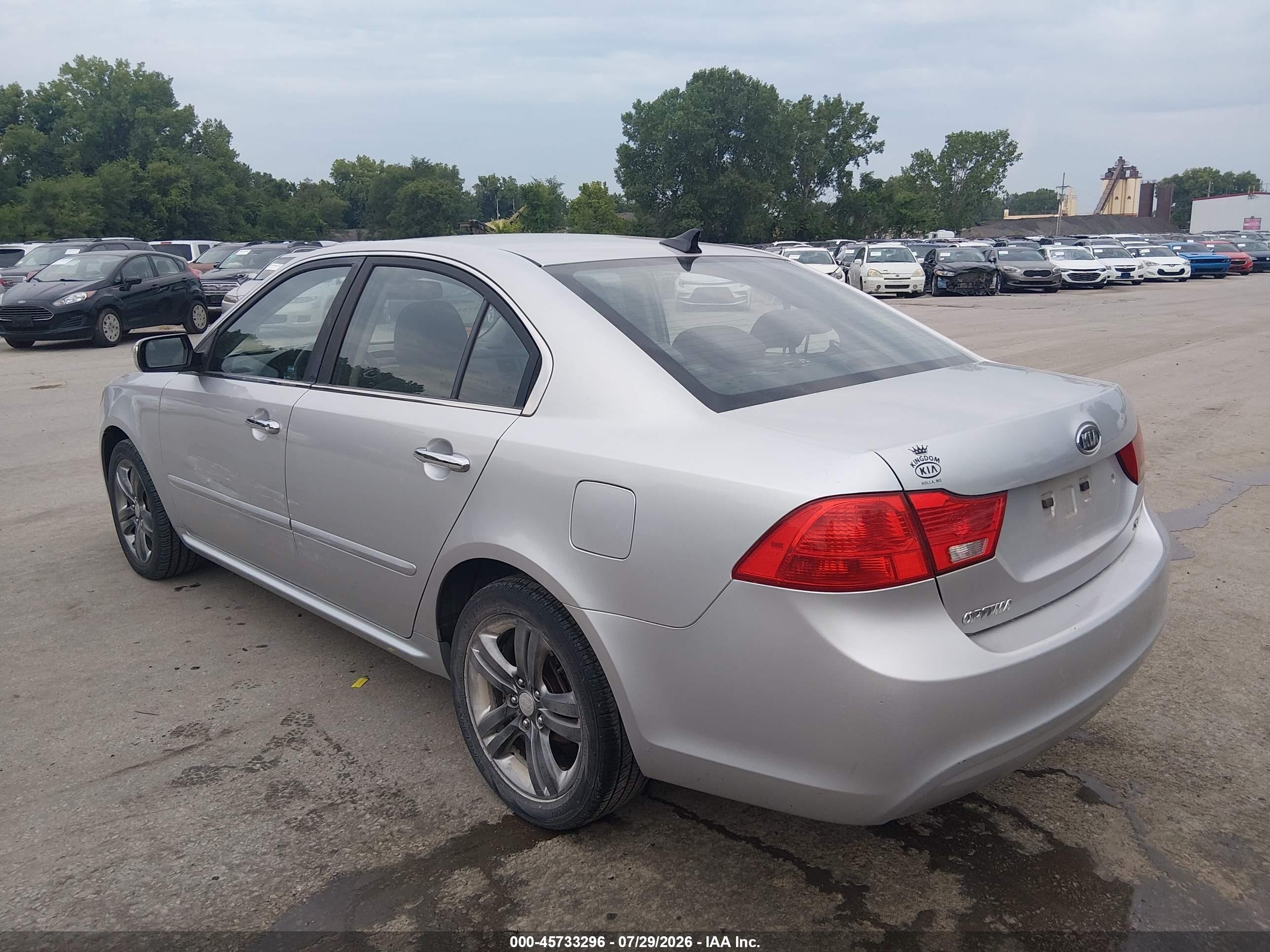 2009 Kia Optima Sx Silver vin: KNAGE228695358098