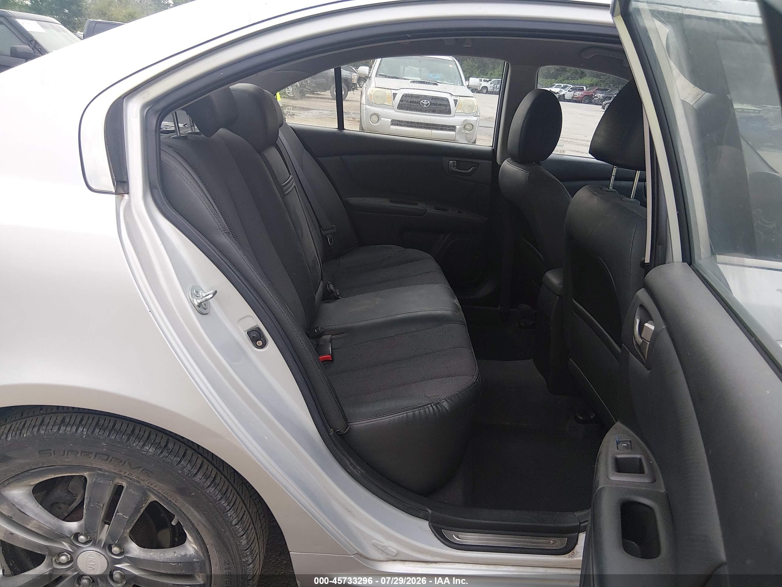 2009 Kia Optima Sx Silver vin: KNAGE228695358098
