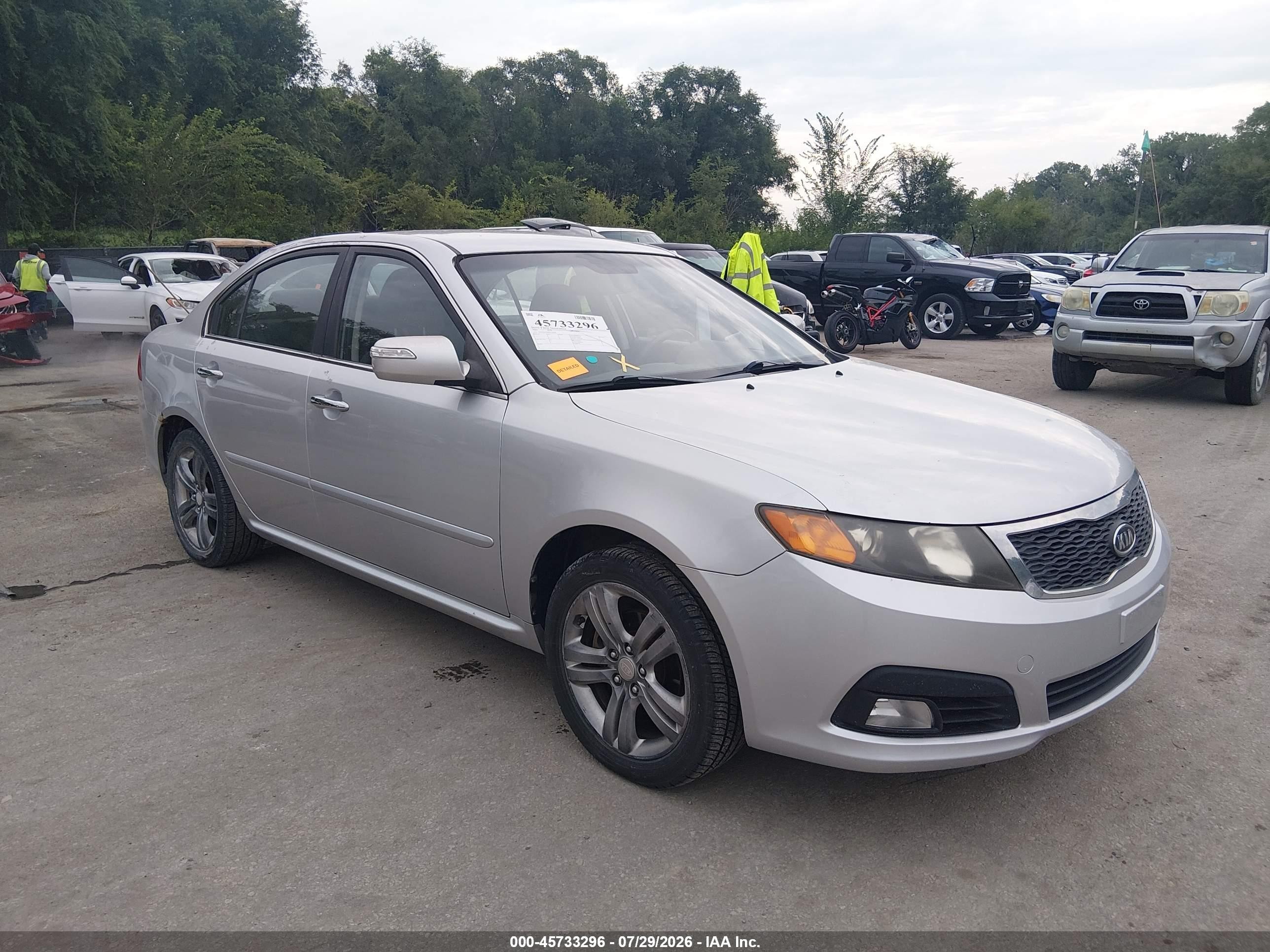 2009 Kia Optima Sx Silver vin: KNAGE228695358098
