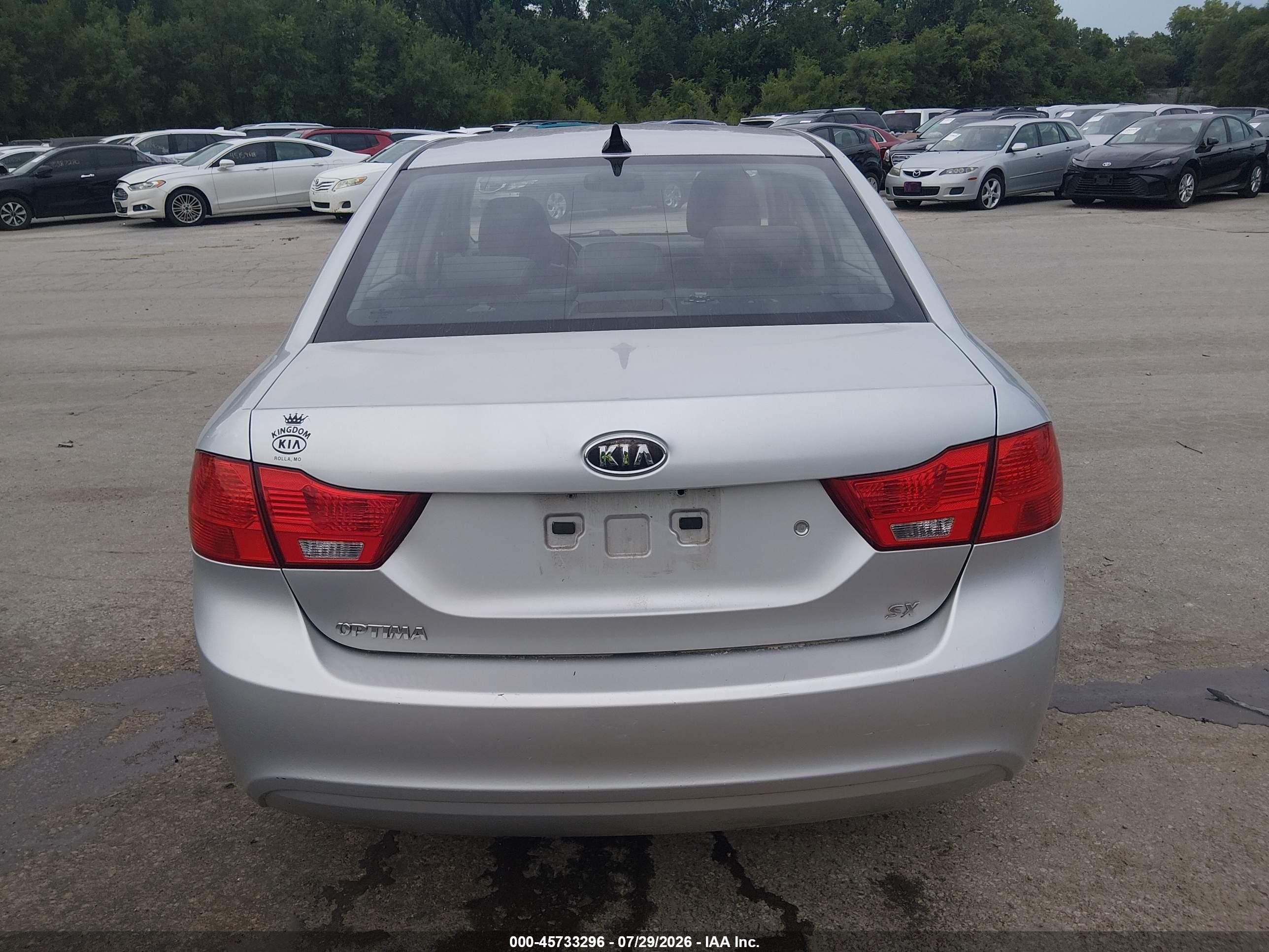2009 Kia Optima Sx Silver vin: KNAGE228695358098