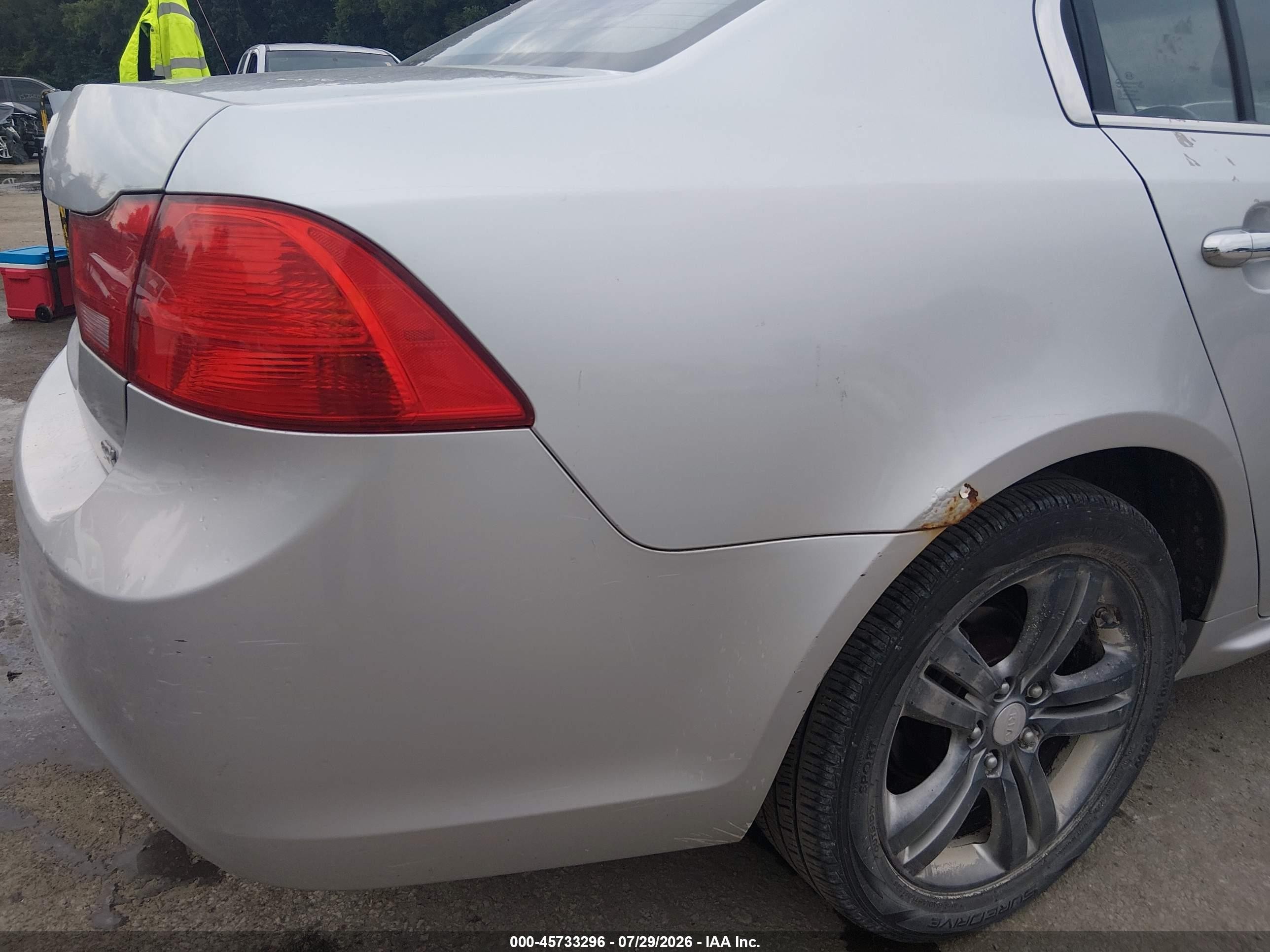 2009 Kia Optima Sx Silver vin: KNAGE228695358098