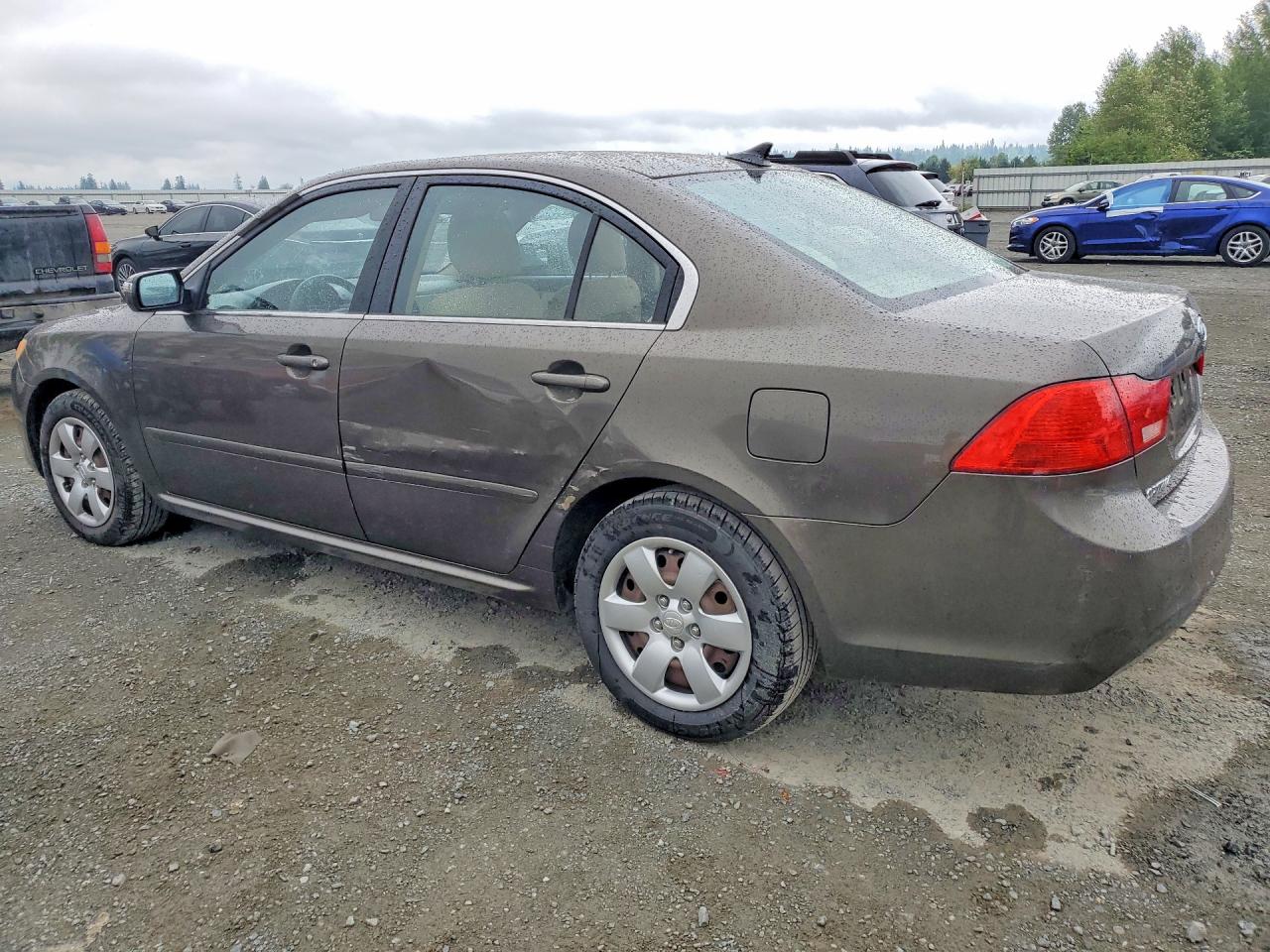2009 Kia Optima Lx/ex Brown vin: KNAGE228895308917