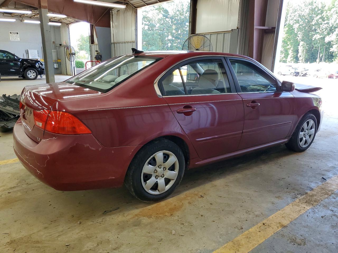 2009 Kia Optima Lx Red vin: KNAGE228895315589