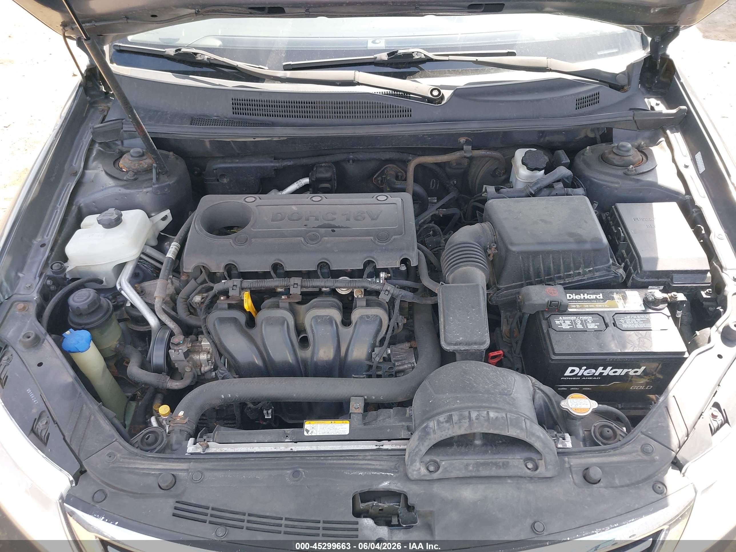 2009 Kia Optima Lx Gray vin: KNAGE228995321434