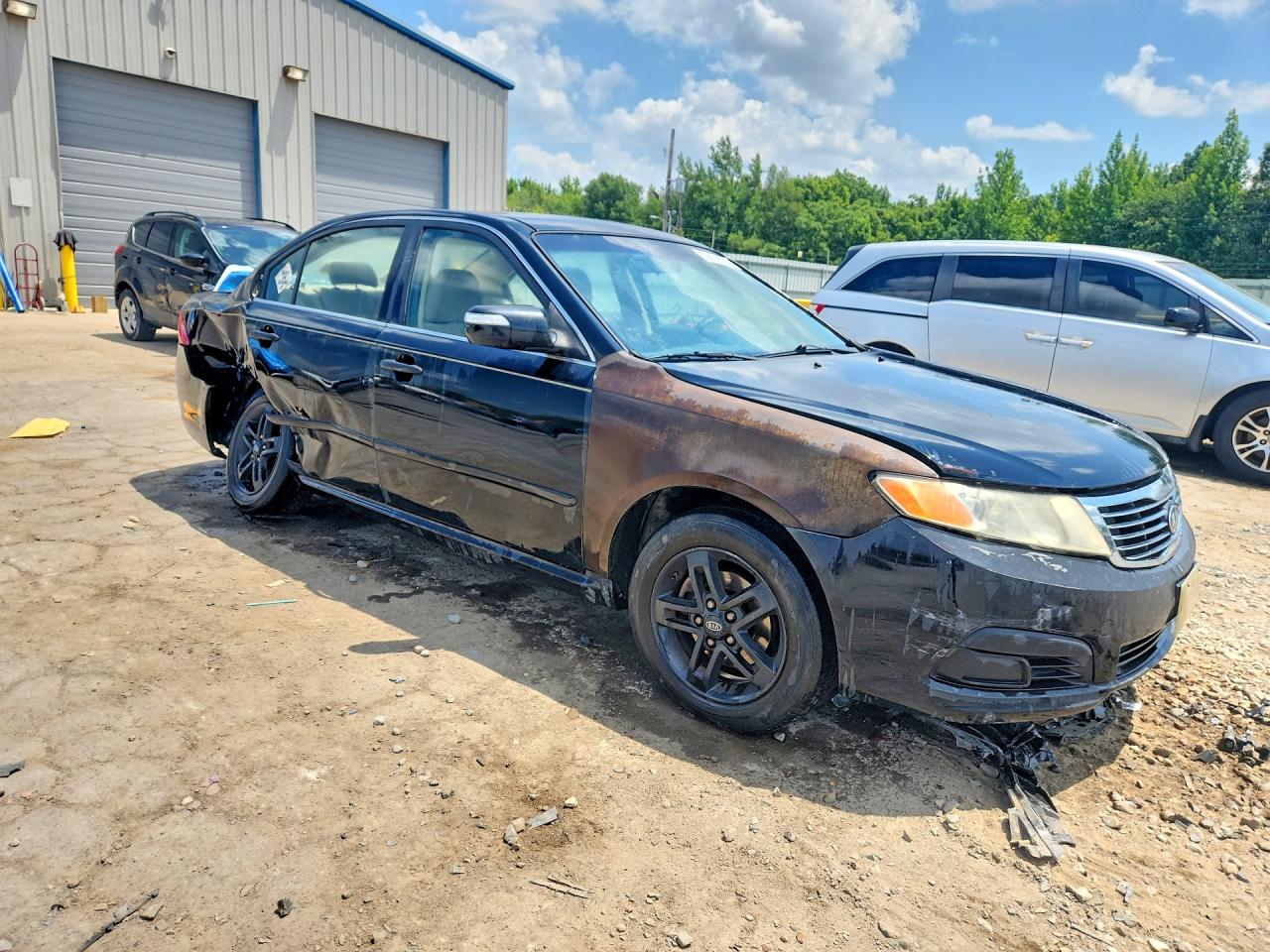 2010 Kia Optima Lx Black vin: KNAGG4A80A5376527