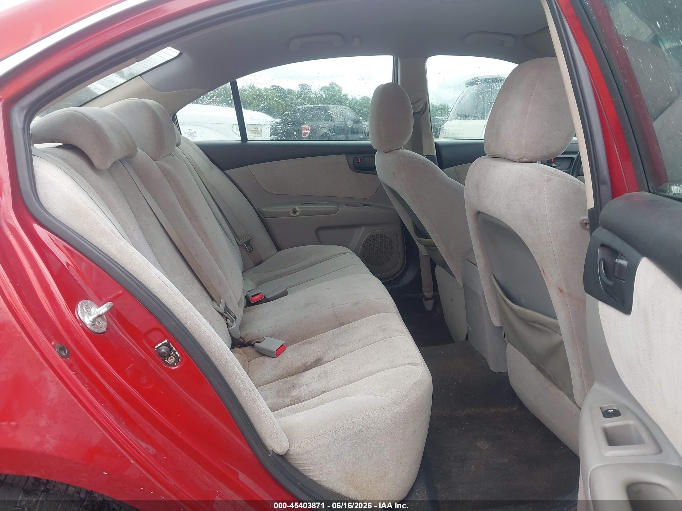 2010 Kia Optima Lx Red vin: KNAGG4A80A5447774