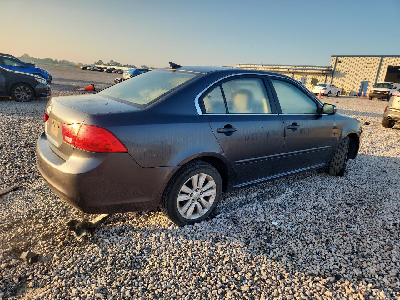 2010 Kia Optima Lx Gray vin: KNAGG4A81A5435259