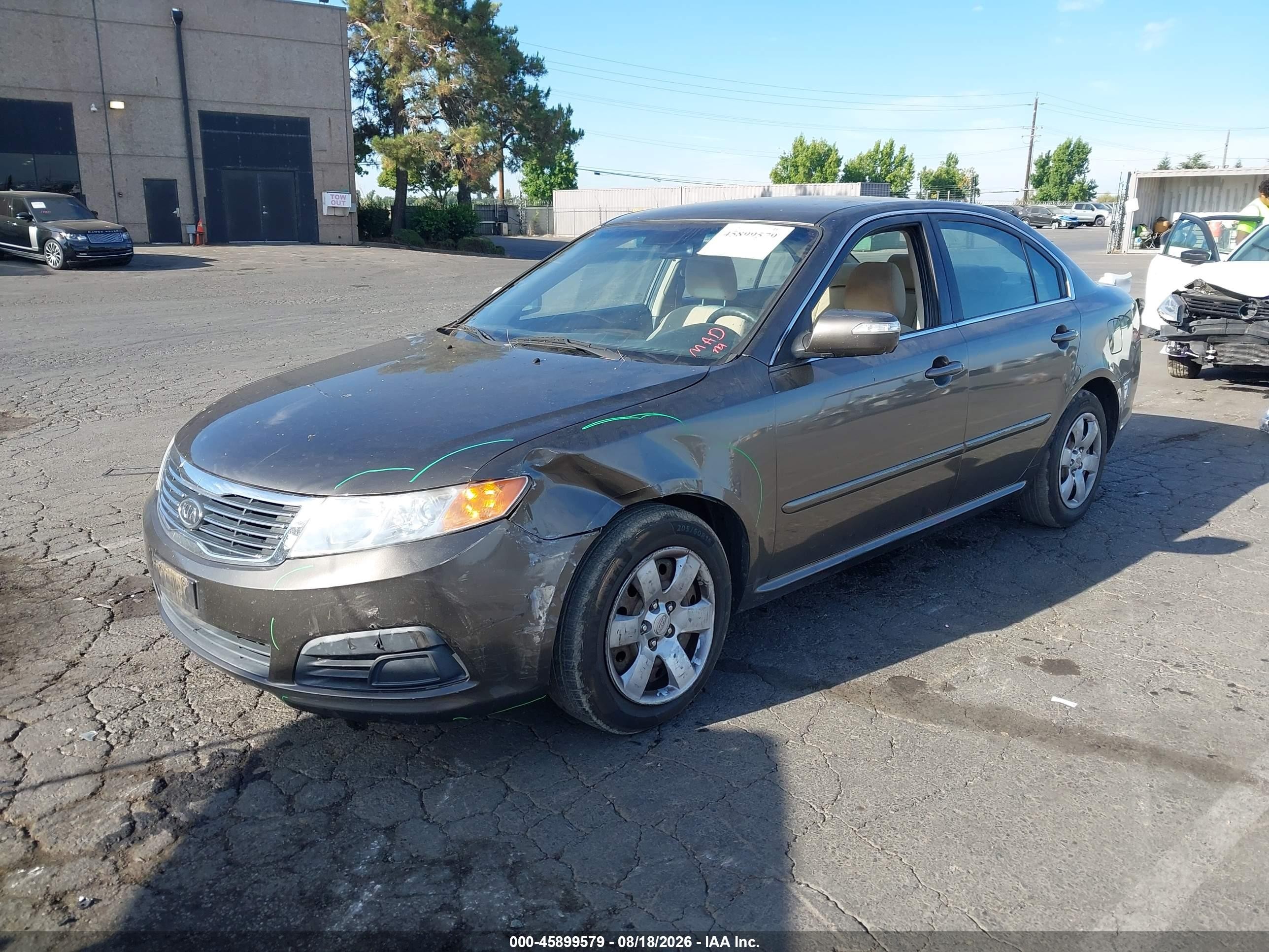2010 Kia Optima Lx Серый vin: KNAGG4A81A5449758