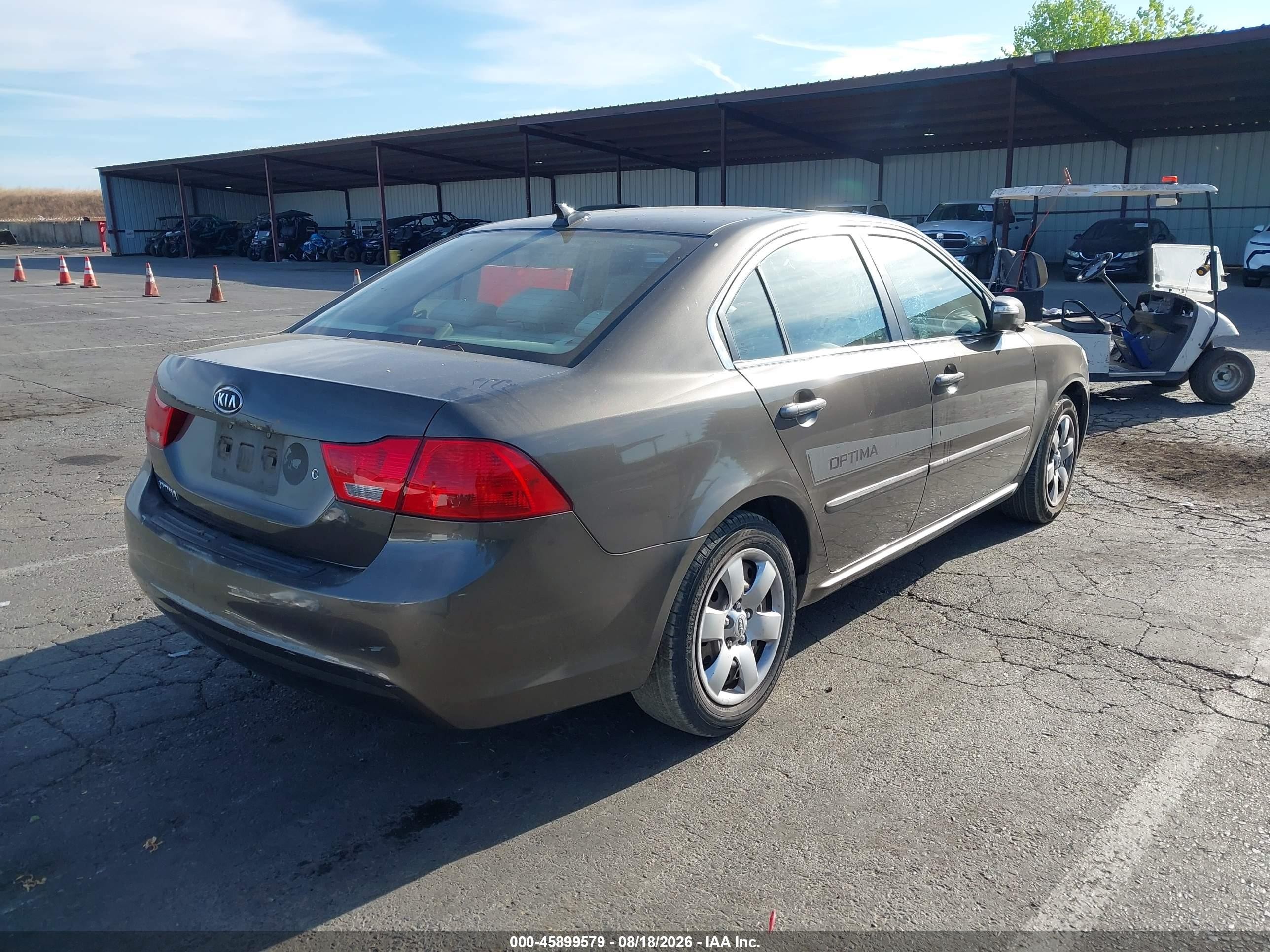 2010 Kia Optima Lx Серый vin: KNAGG4A81A5449758