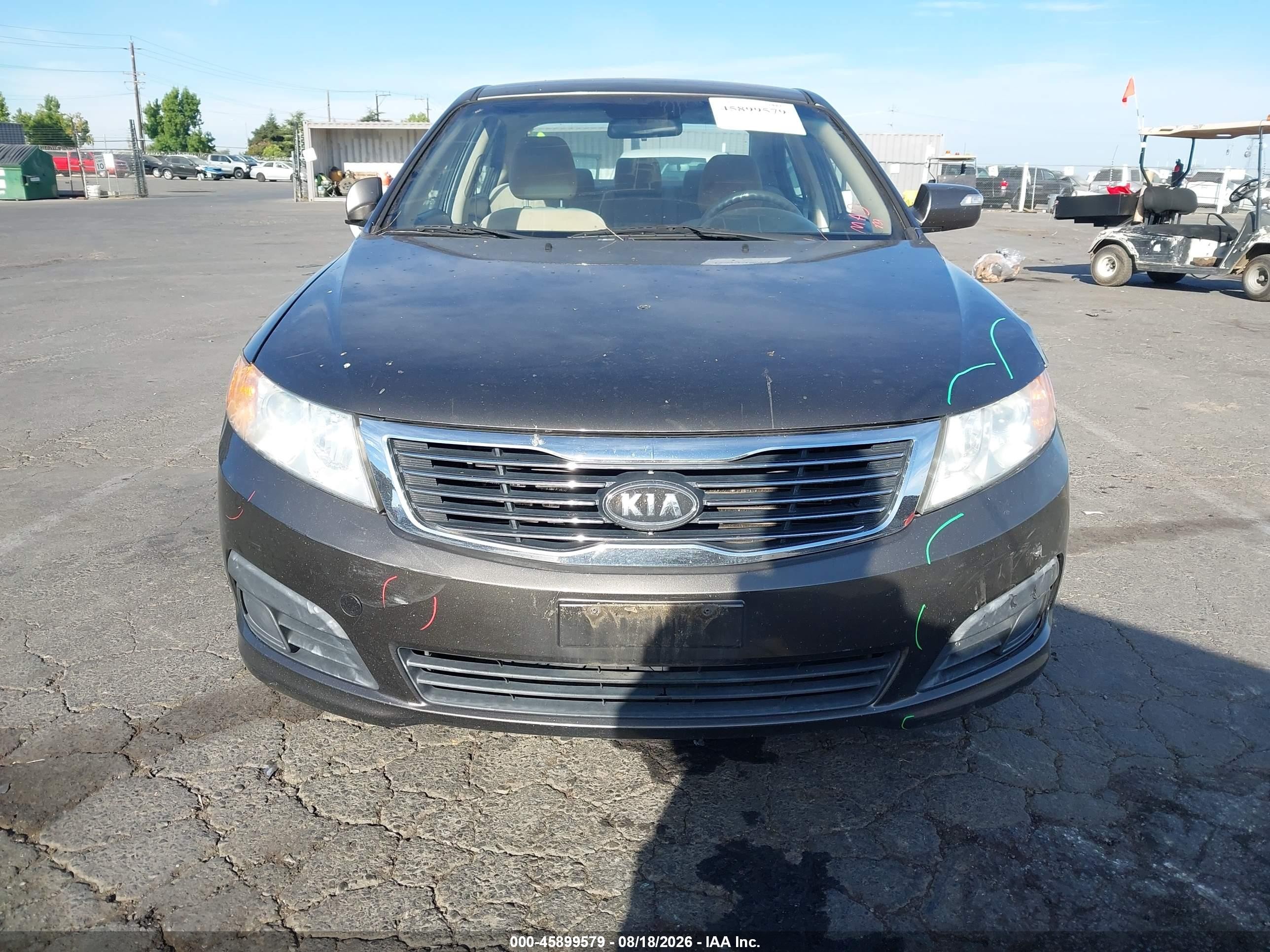 2010 Kia Optima Lx Серый vin: KNAGG4A81A5449758