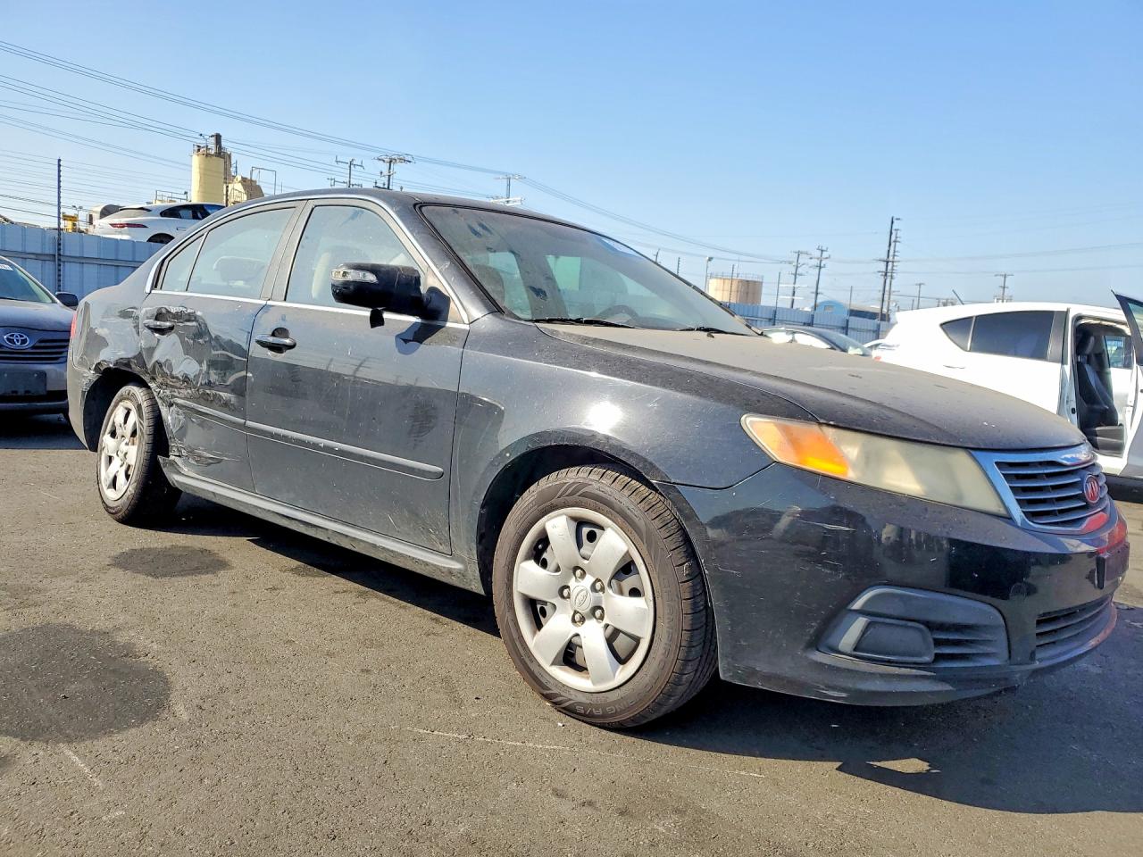 2010 Kia Optima Lx Black vin: KNAGG4A83A5381222