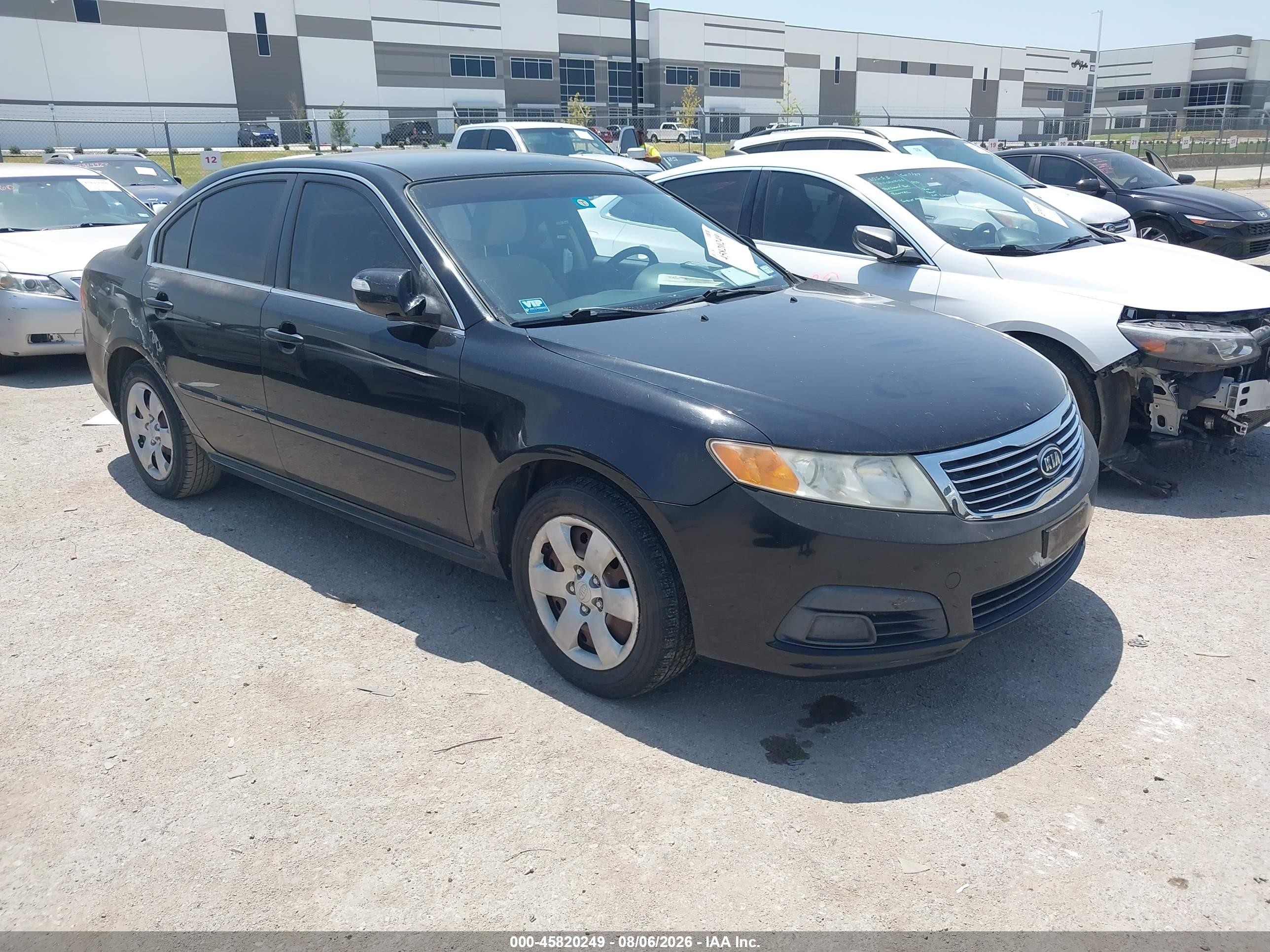2010 Kia Optima Lx Black vin: KNAGG4A83A5404675