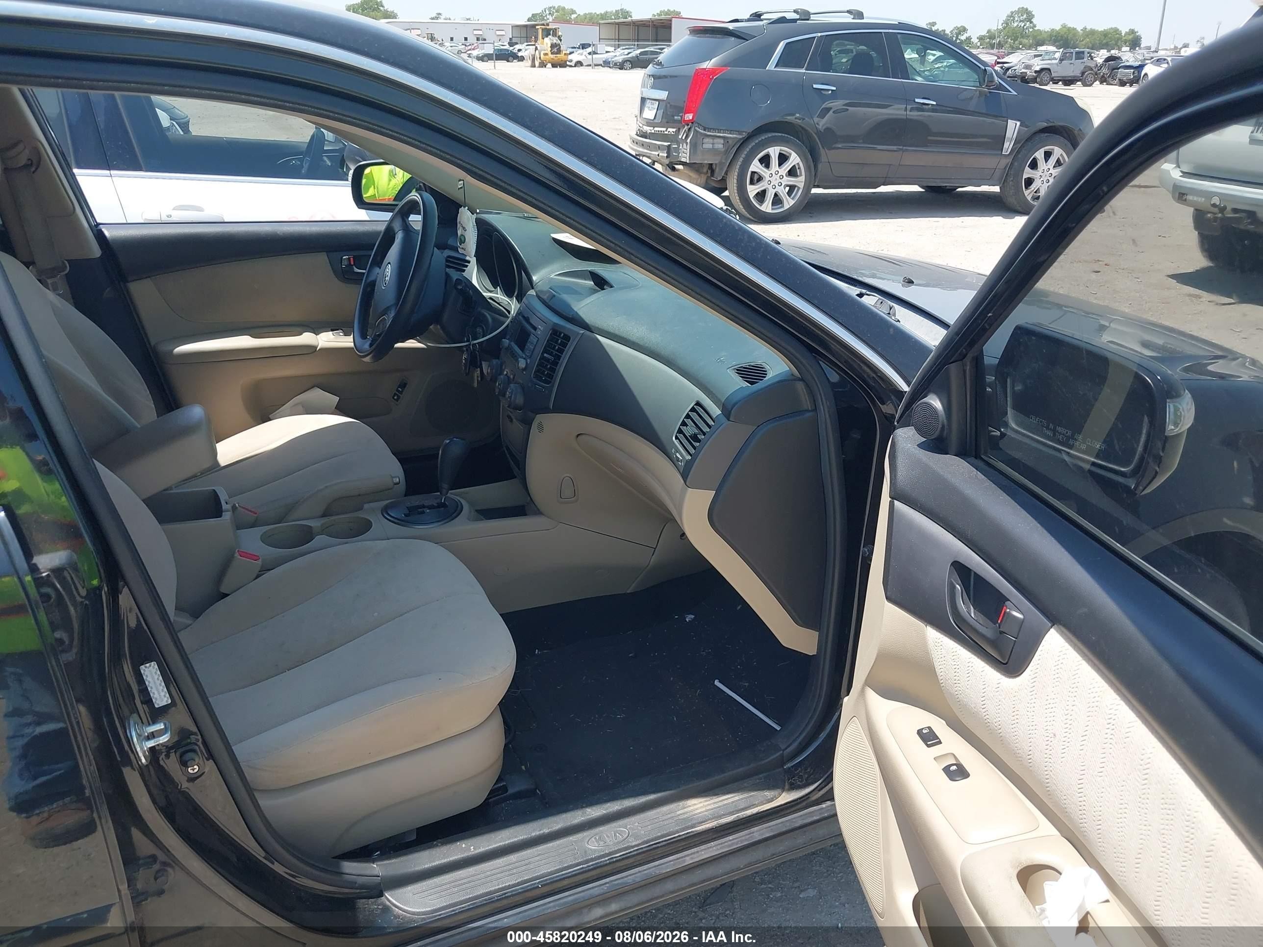 2010 Kia Optima Lx Black vin: KNAGG4A83A5404675