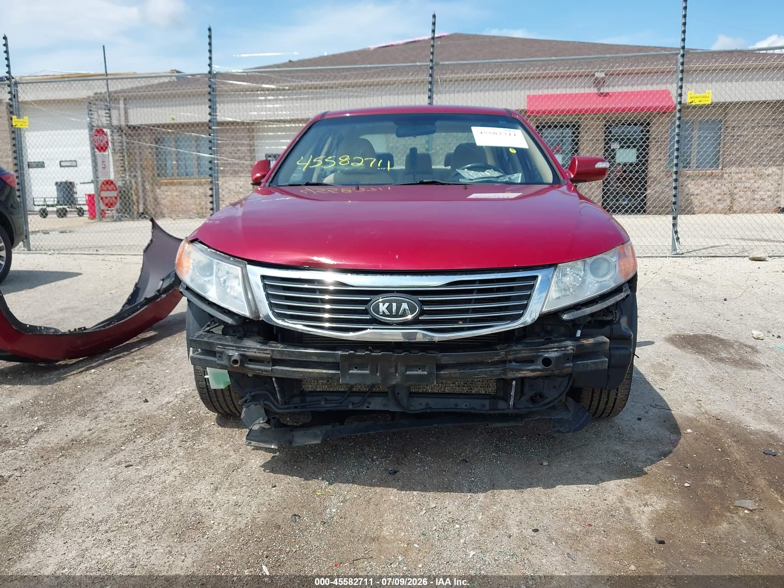 2010 Kia Optima Lx Red vin: KNAGG4A83A5435084