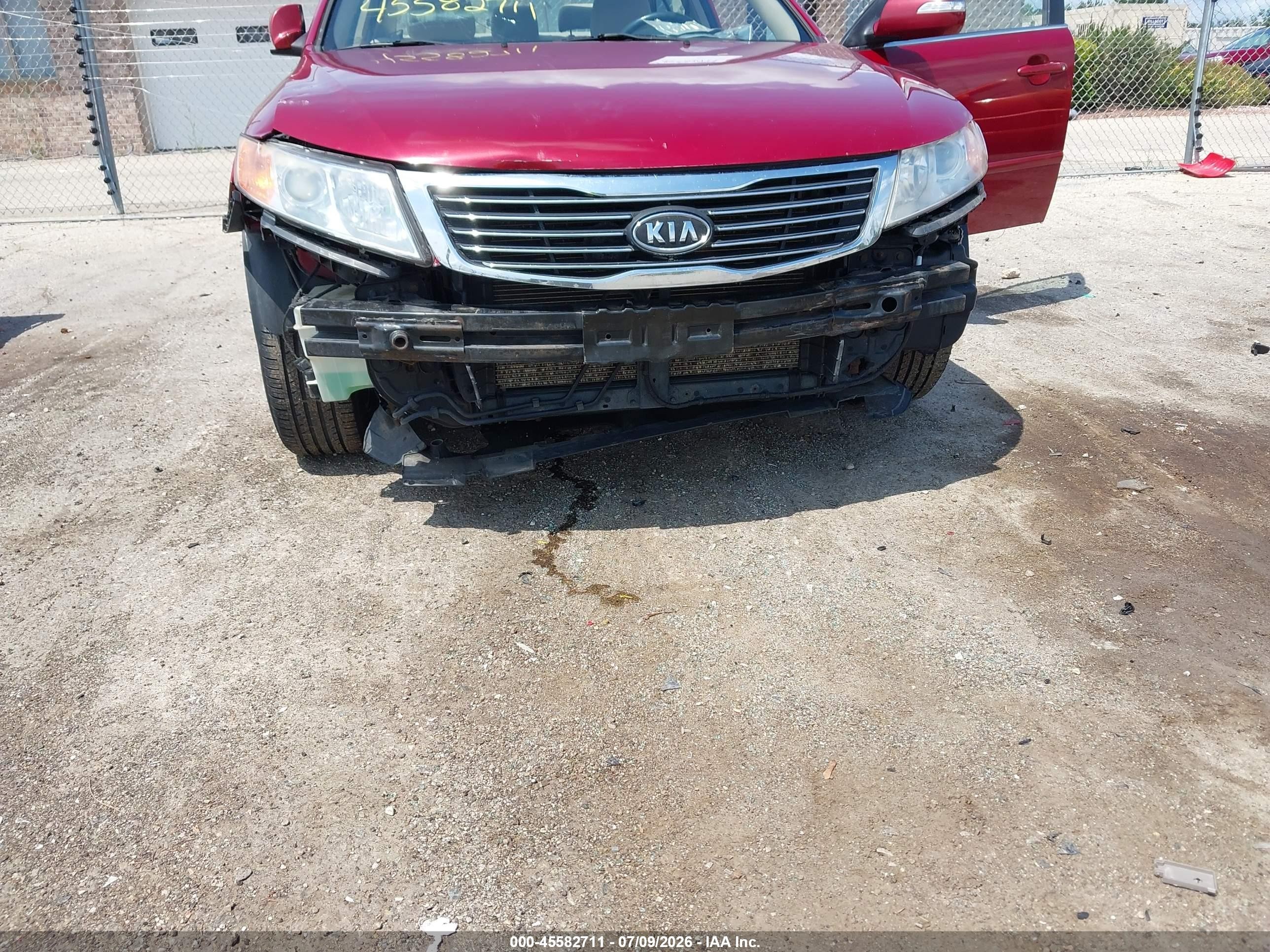 2010 Kia Optima Lx Red vin: KNAGG4A83A5435084