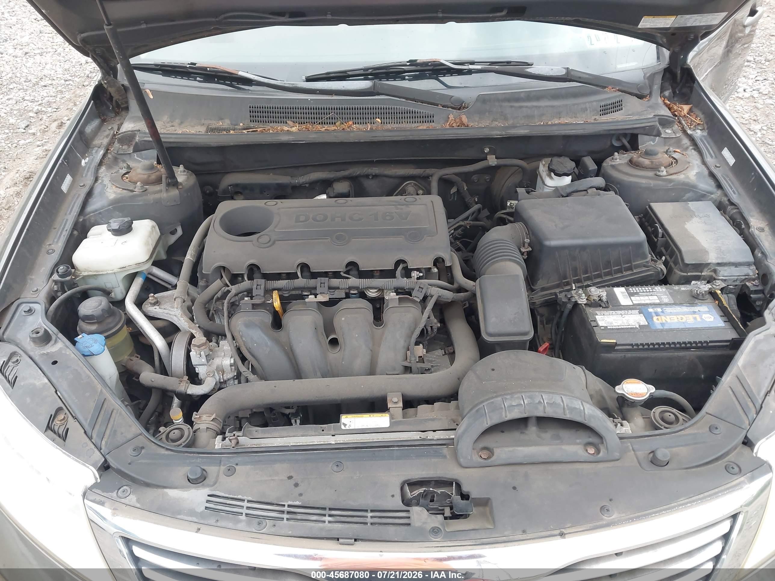 2010 Kia Optima Lx Brown vin: KNAGG4A84A5375171