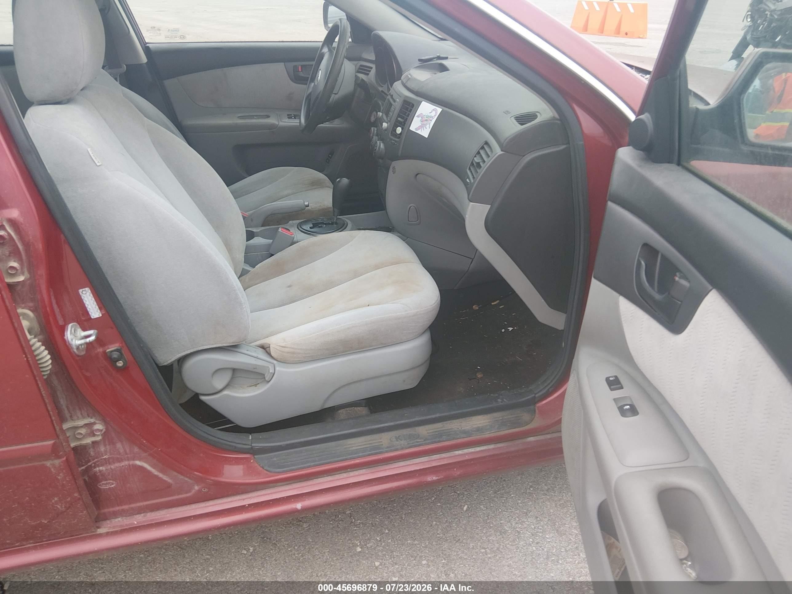 2010 Kia Optima Lx Burgundy vin: KNAGG4A84A5437300