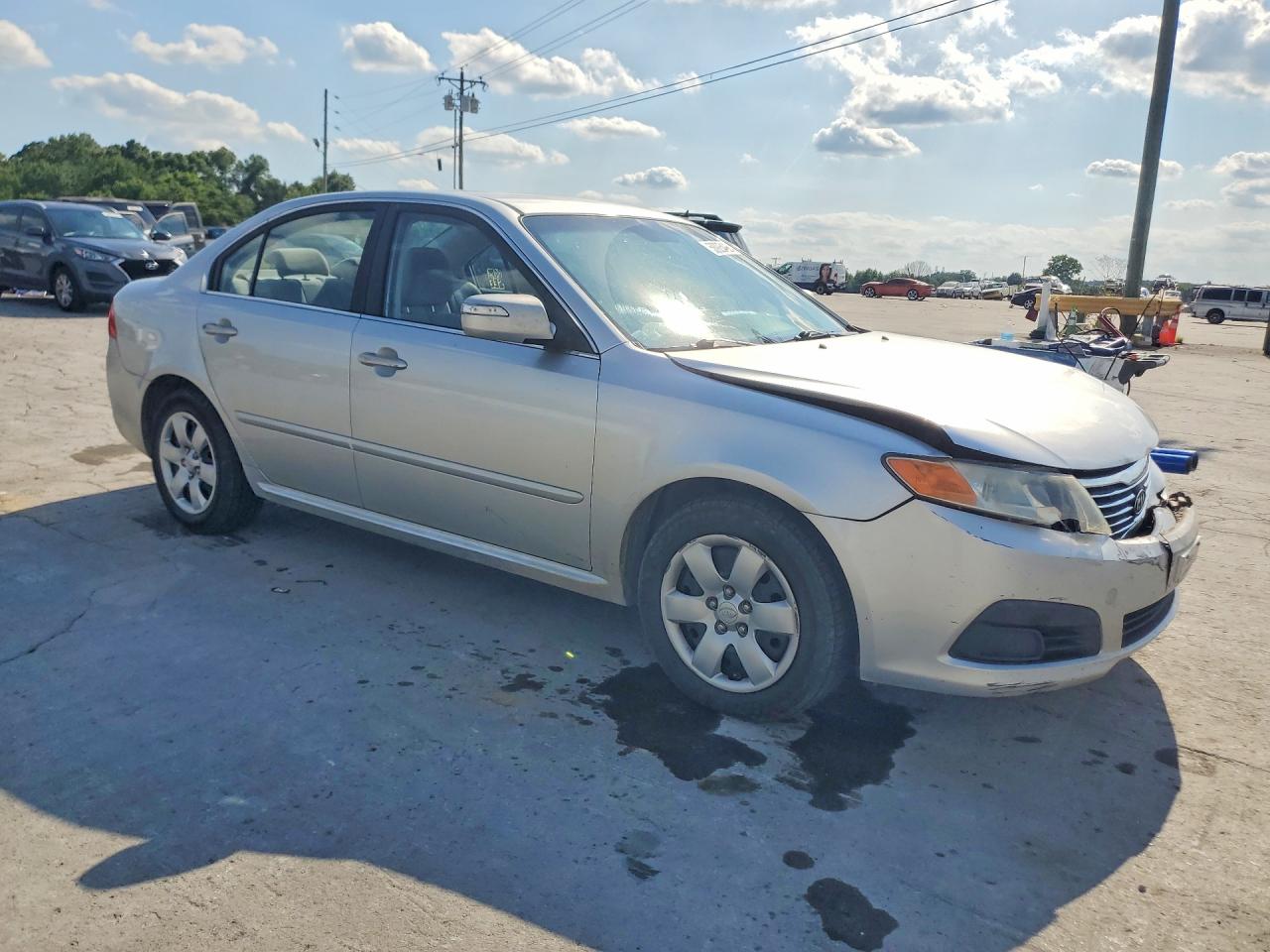 2010 Kia Optima Lx Silver vin: KNAGG4A85A5405004