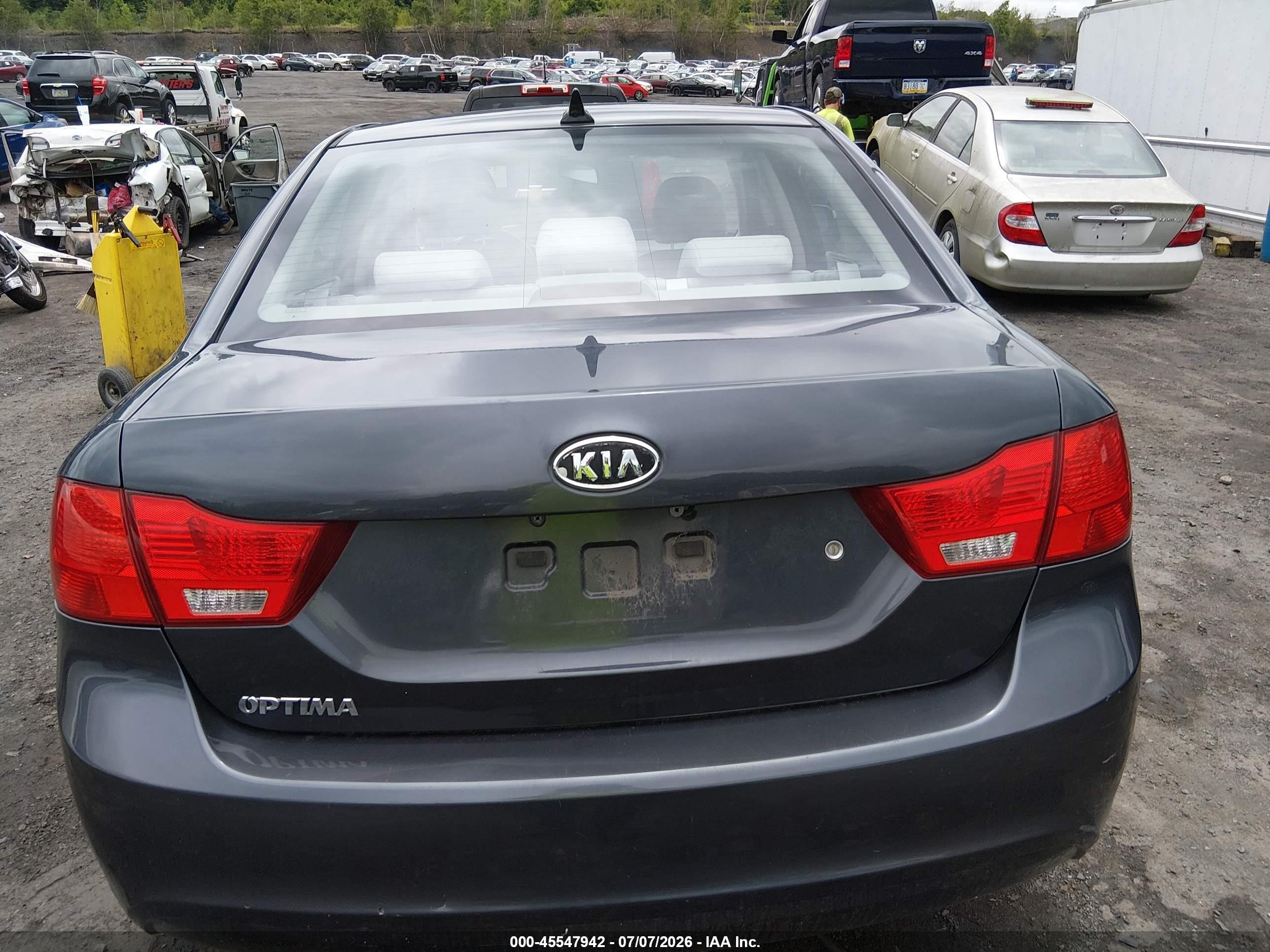 2010 Kia Optima Lx Gray vin: KNAGG4A87A5397553