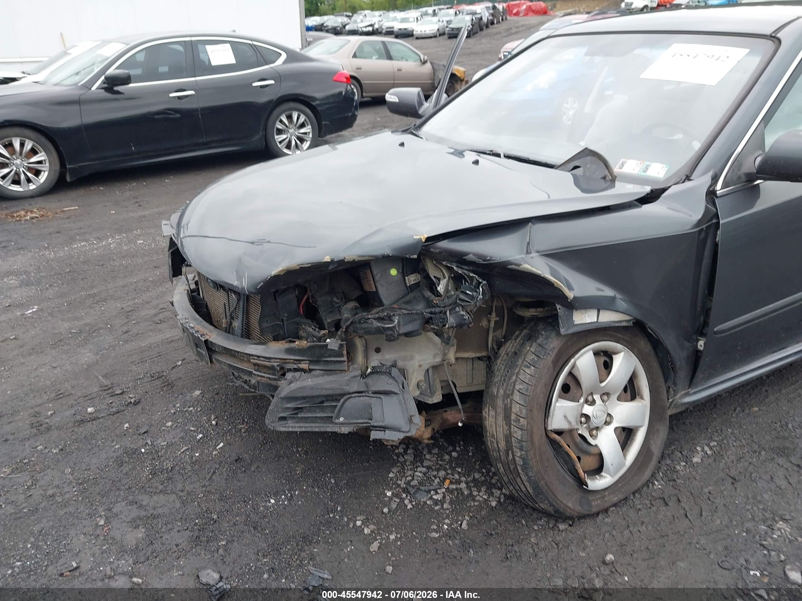 2010 Kia Optima Lx Gray vin: KNAGG4A87A5397553