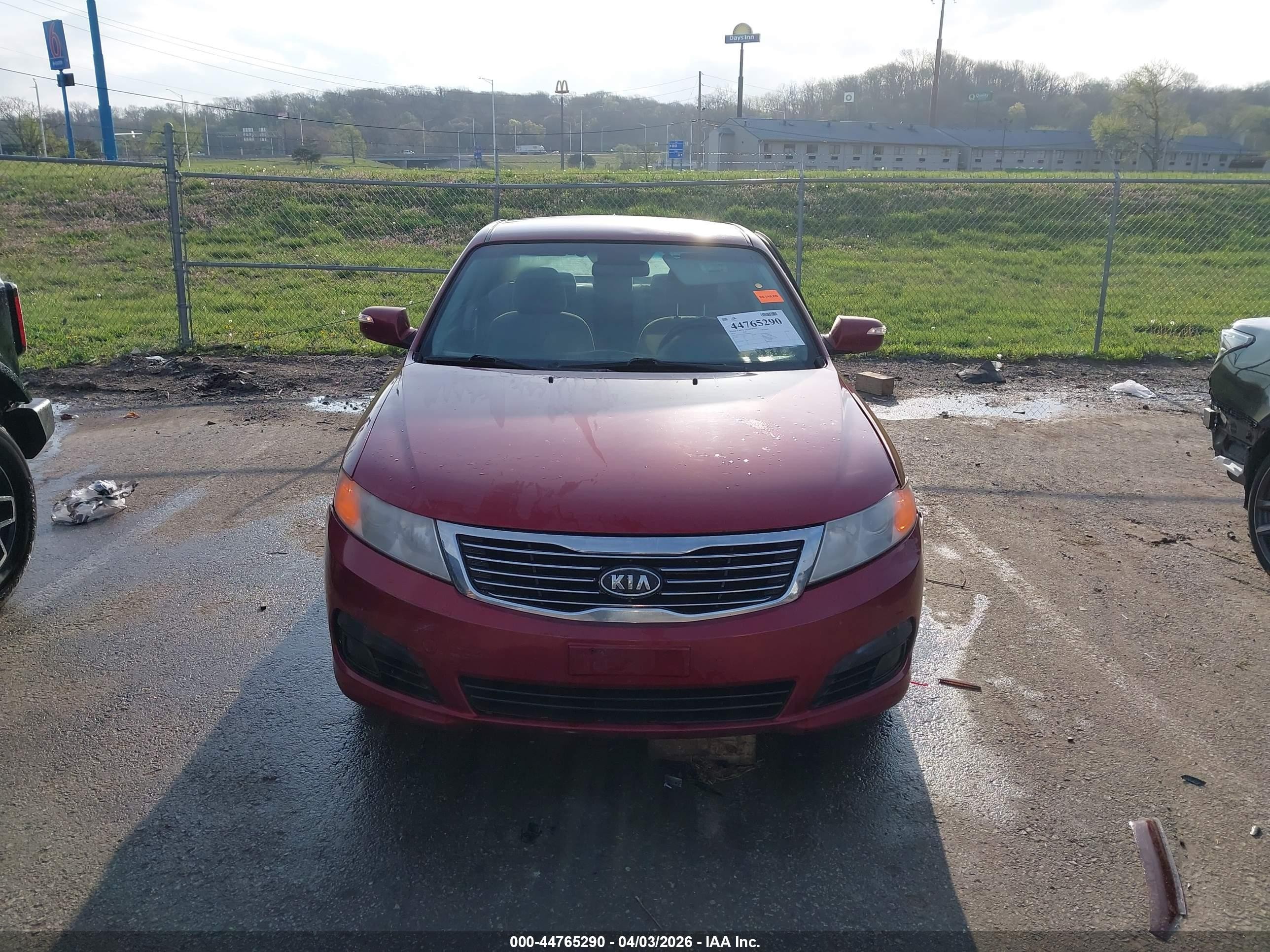 2010 Kia Optima Lx Red vin: KNAGG4A87A5450820