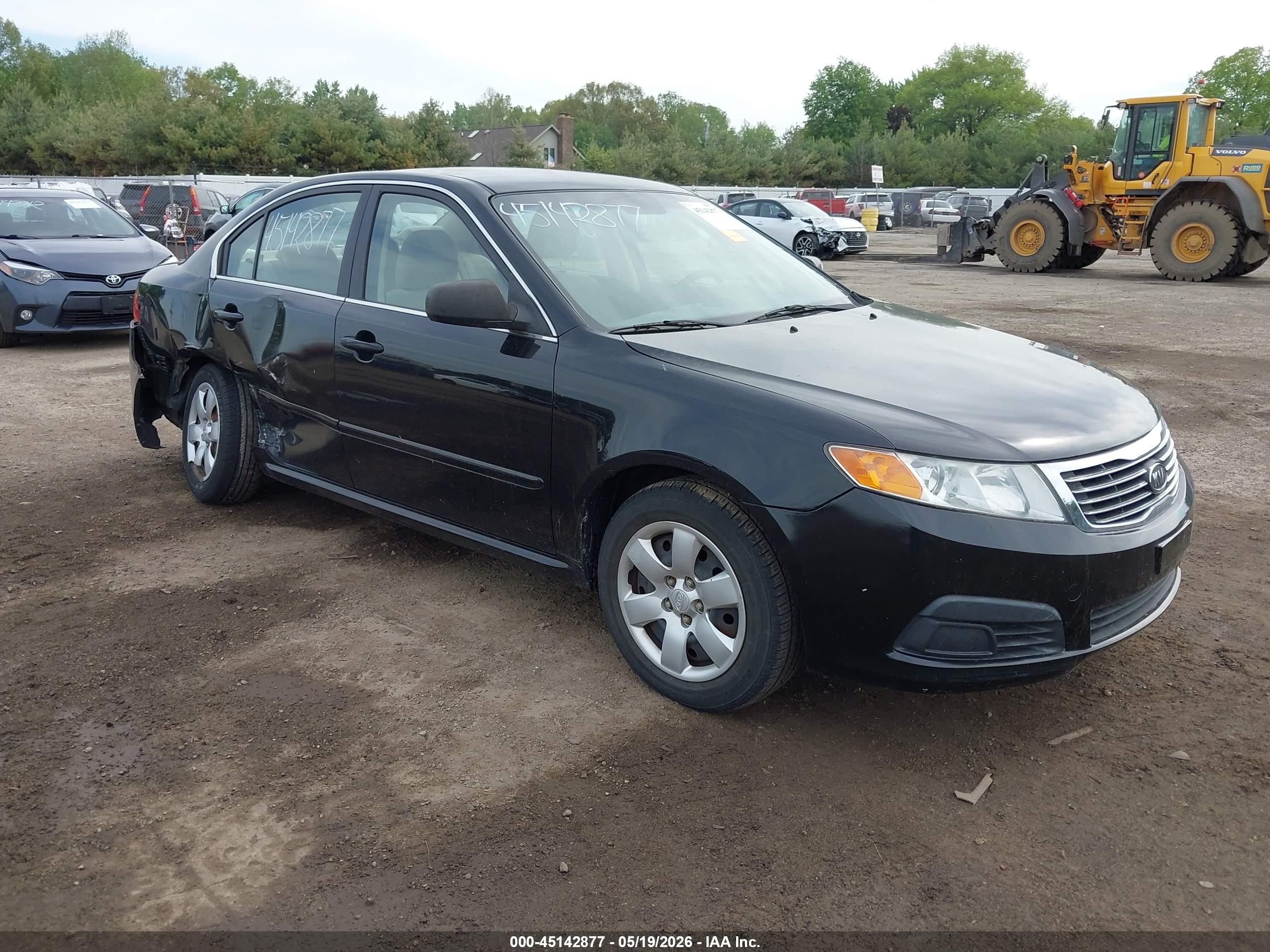 2010 Kia Optima Lx Black vin: KNAGG4A88A5454889