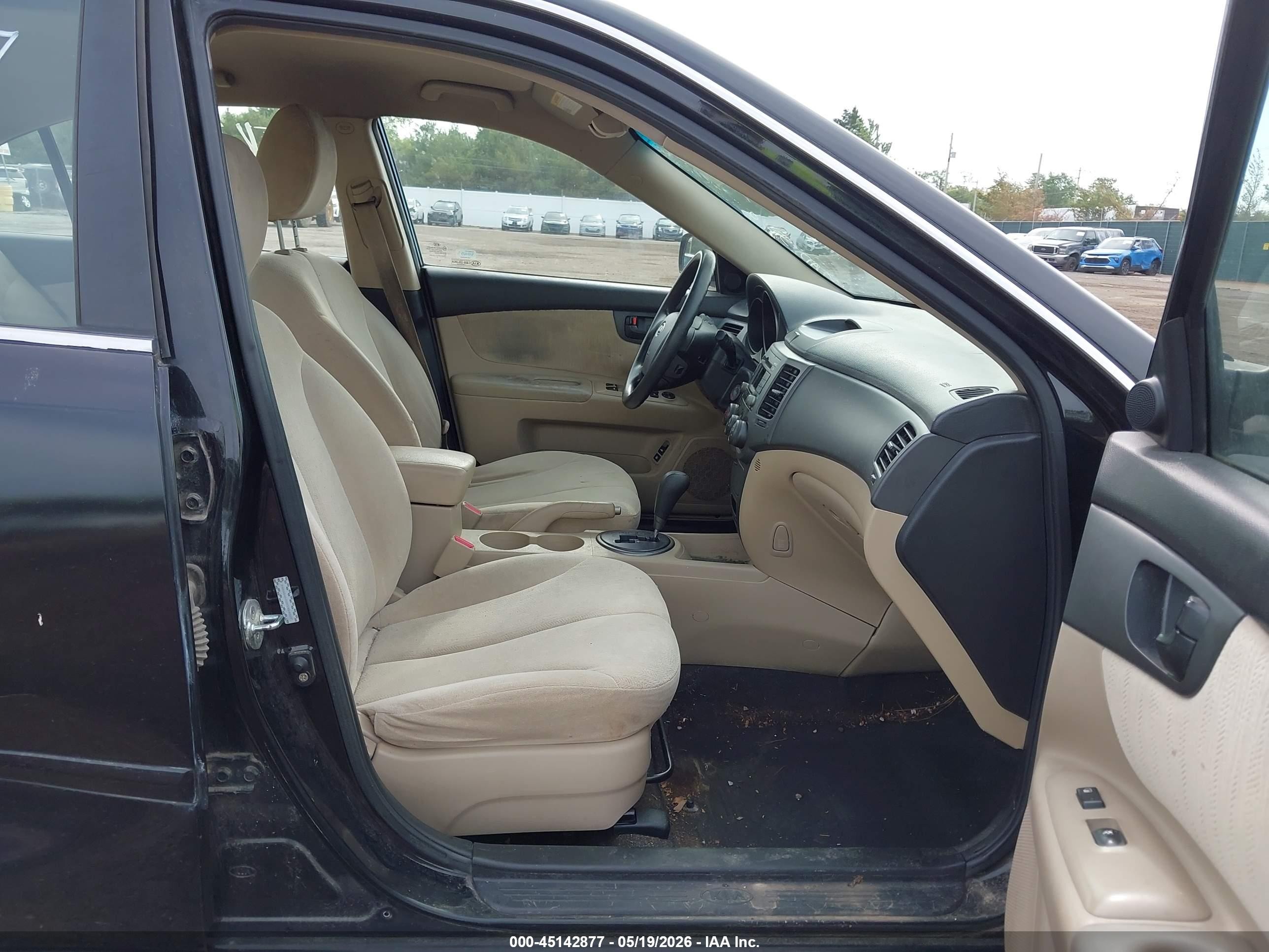 2010 Kia Optima Lx Black vin: KNAGG4A88A5454889