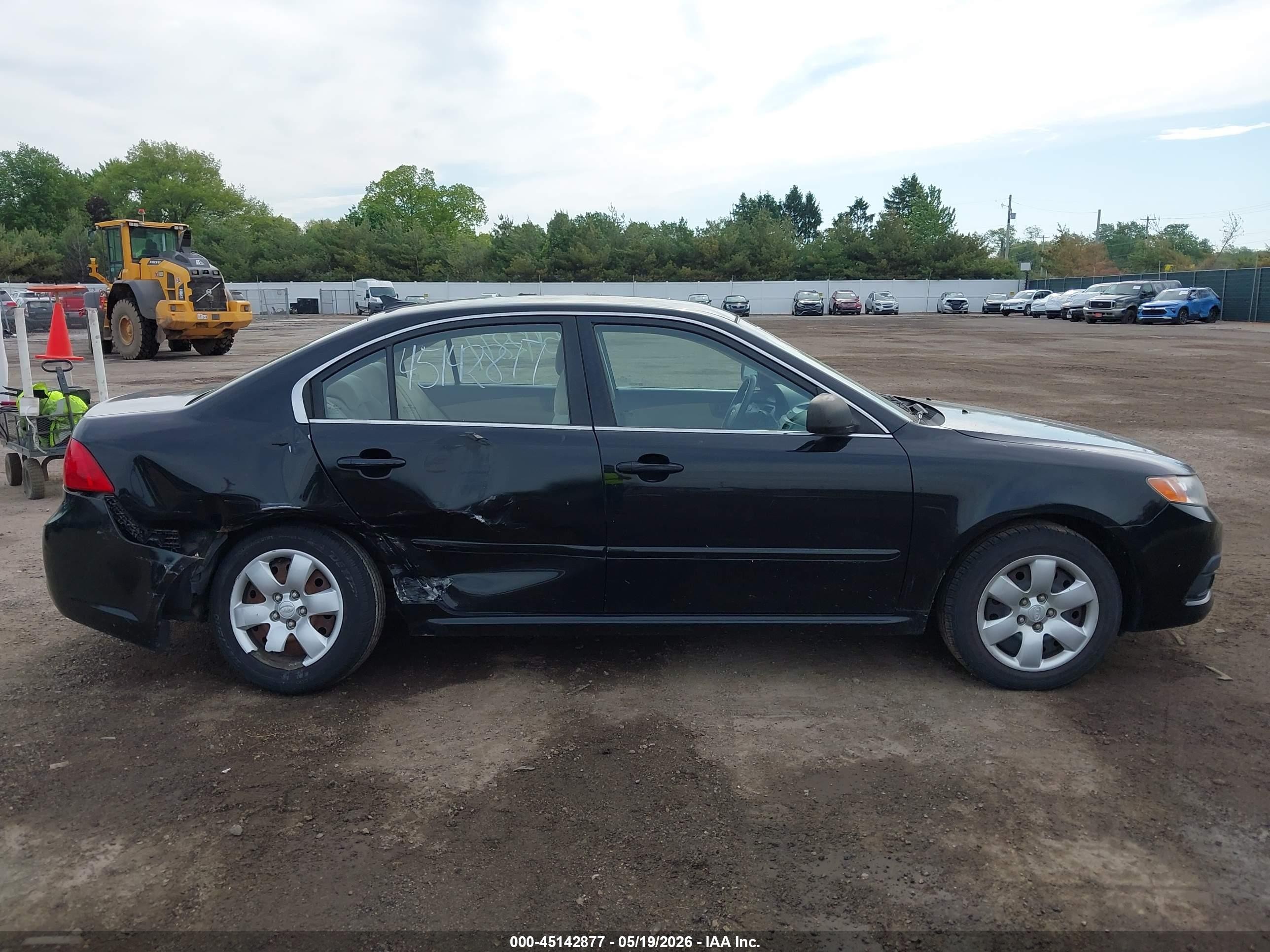 2010 Kia Optima Lx Black vin: KNAGG4A88A5454889