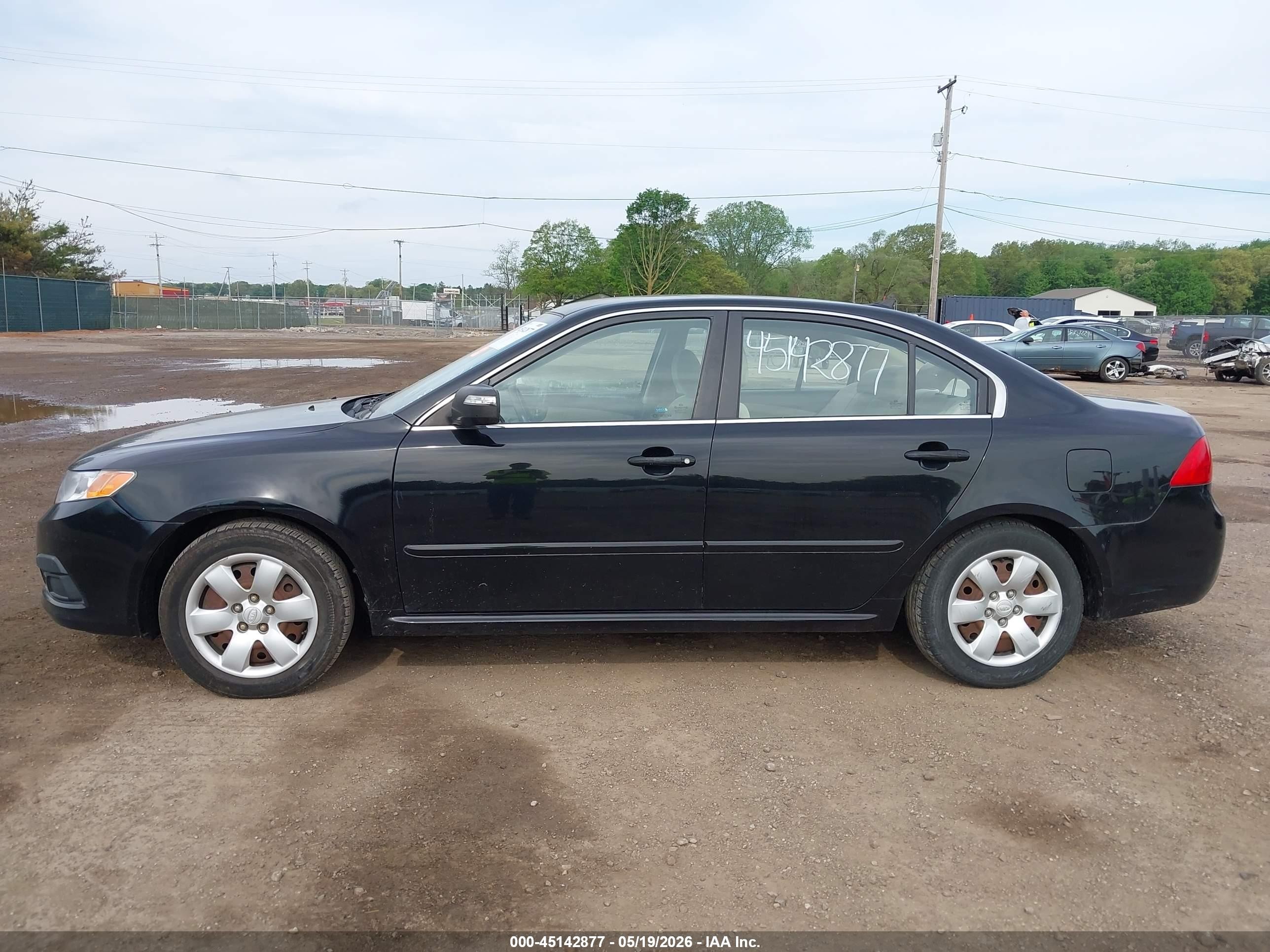 2010 Kia Optima Lx Black vin: KNAGG4A88A5454889