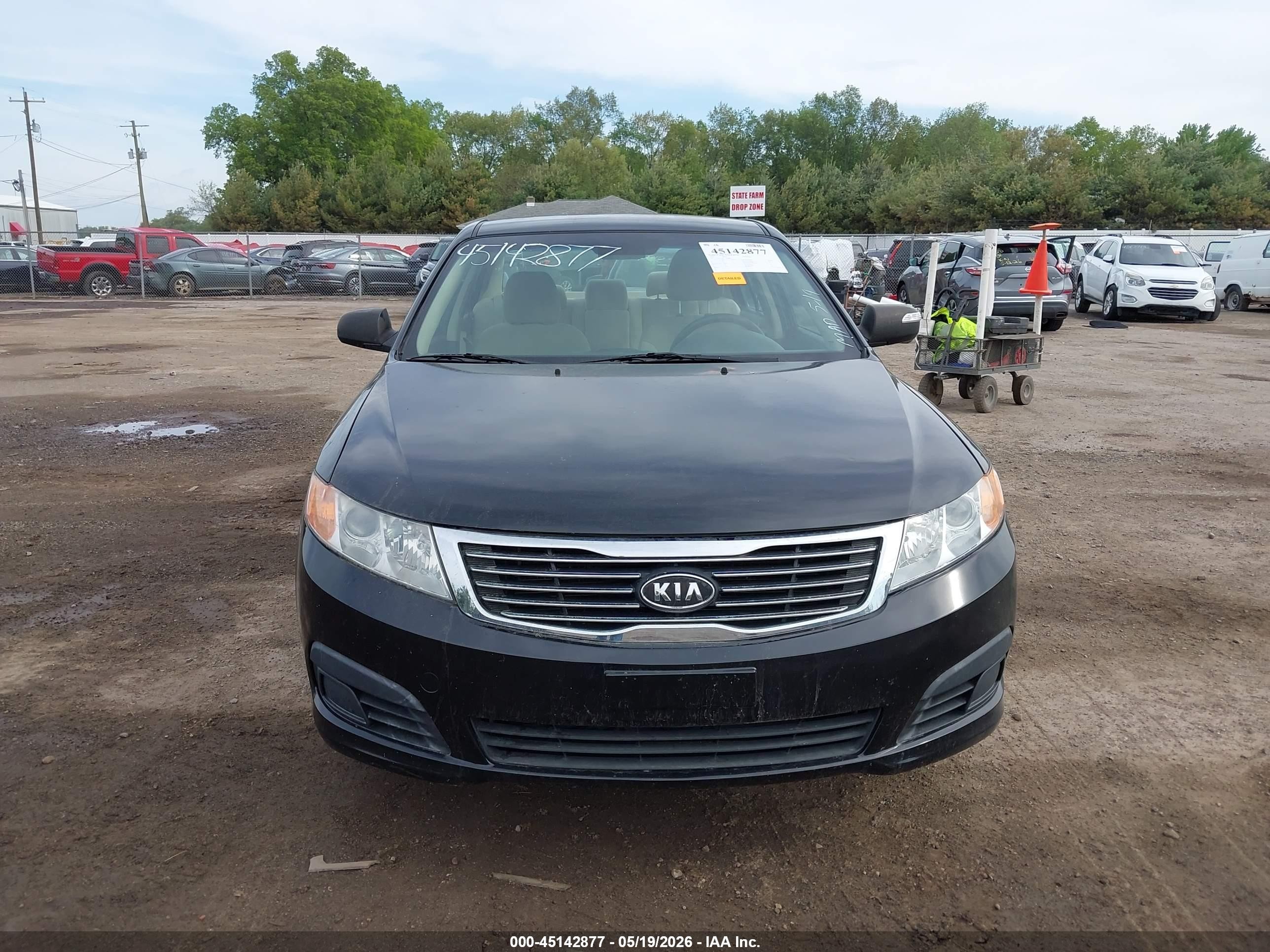 2010 Kia Optima Lx Black vin: KNAGG4A88A5454889