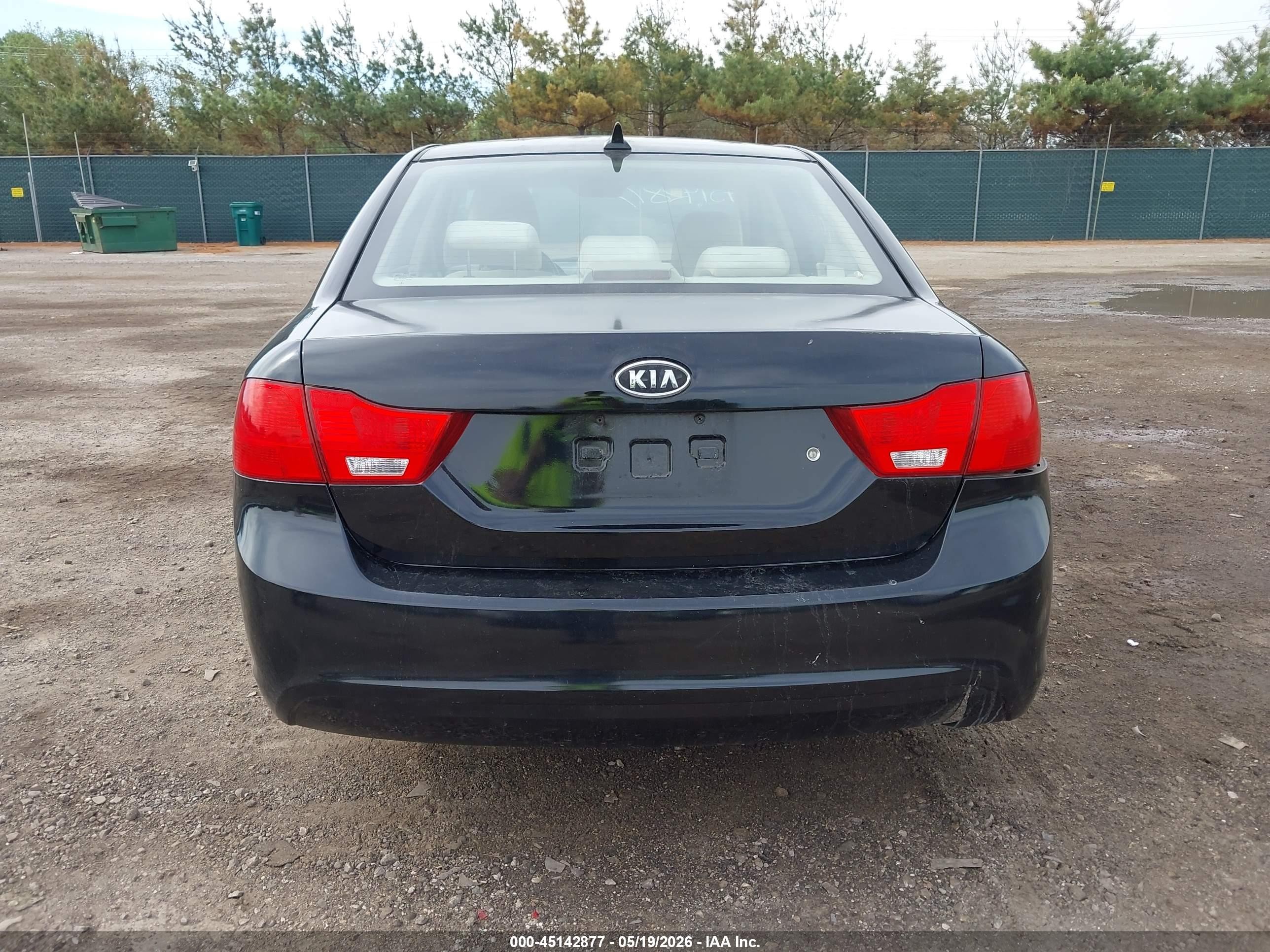 2010 Kia Optima Lx Black vin: KNAGG4A88A5454889