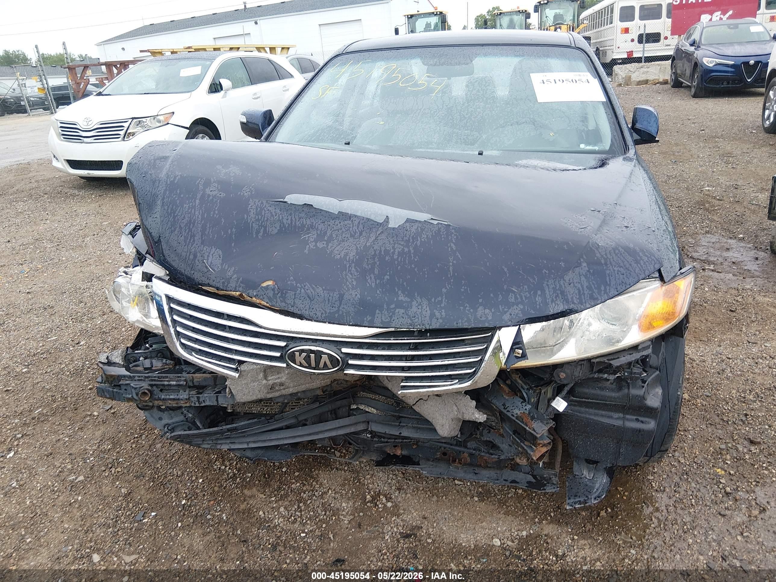 2010 Kia Optima Lx Dark Blue vin: KNAGG4A89A5394430