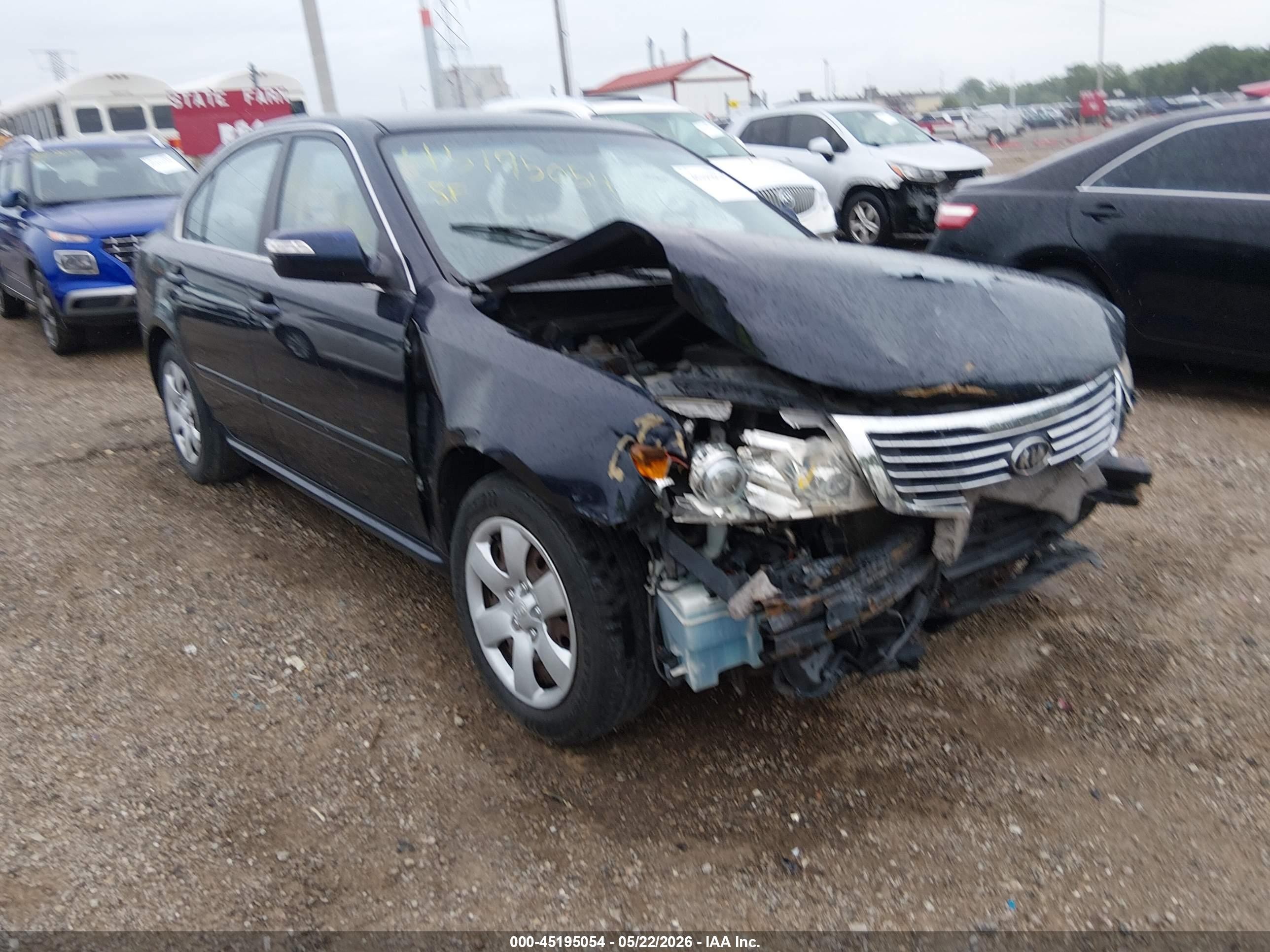 2010 Kia Optima Lx Dark Blue vin: KNAGG4A89A5394430