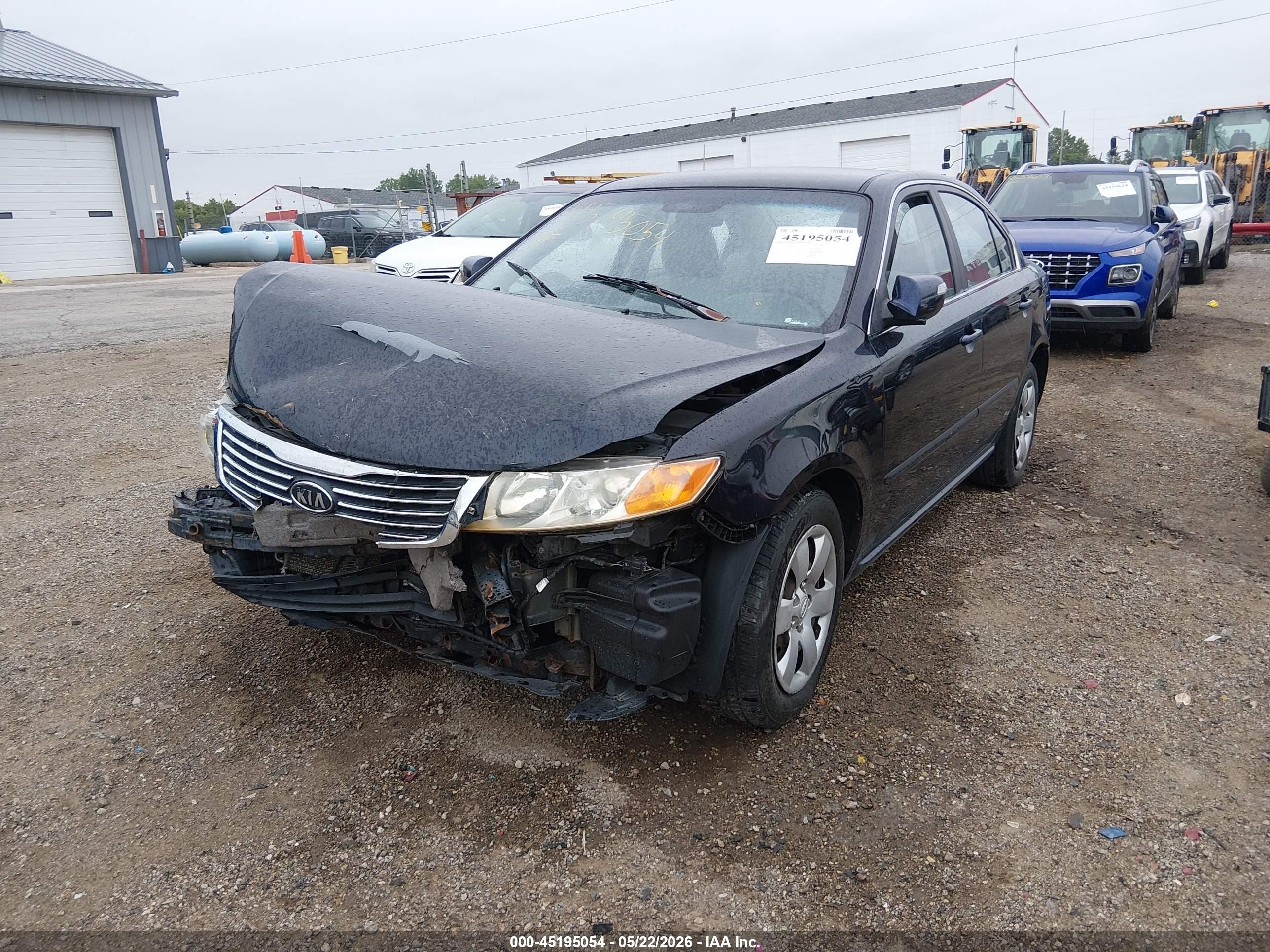 2010 Kia Optima Lx Dark Blue vin: KNAGG4A89A5394430