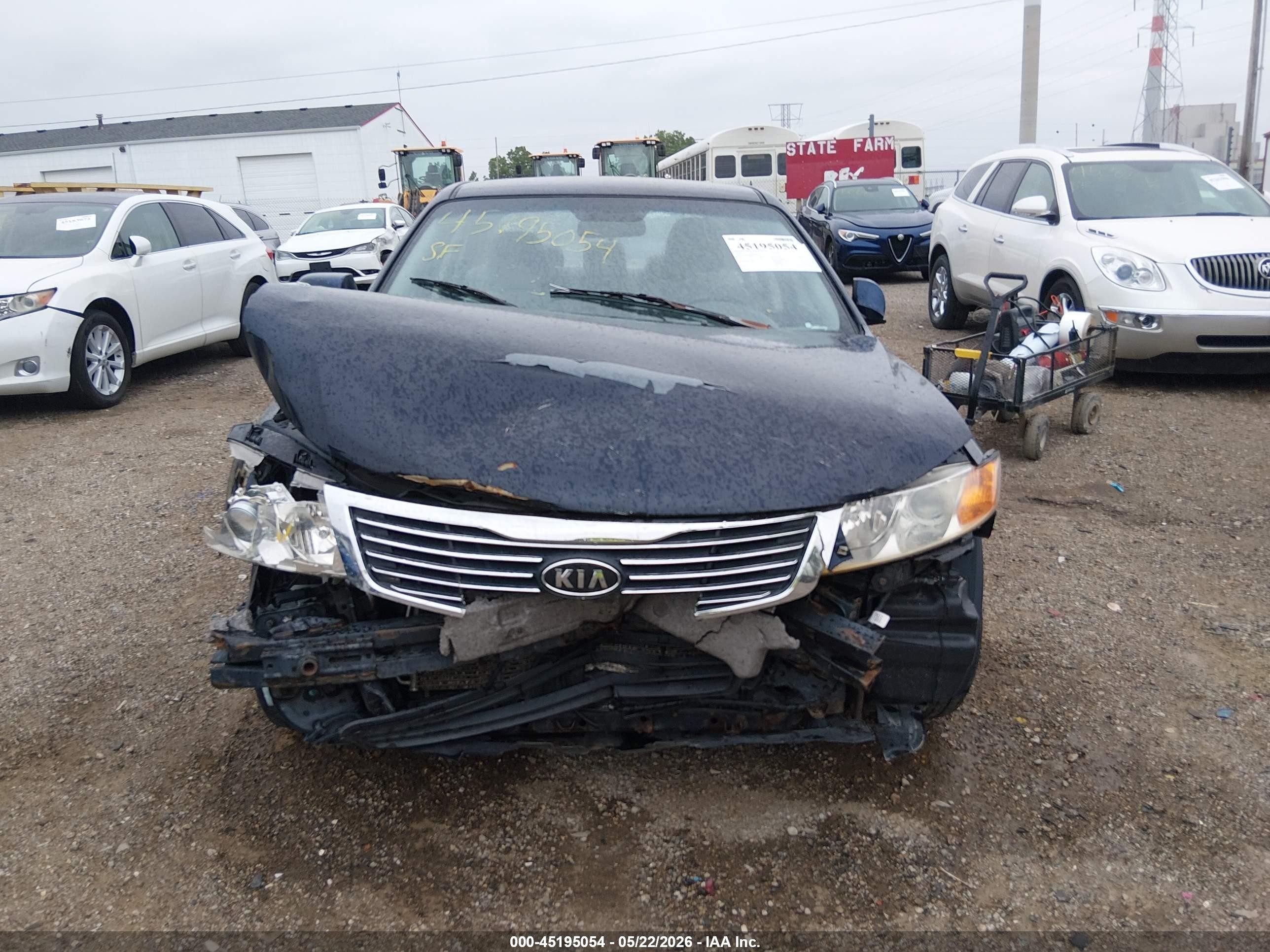2010 Kia Optima Lx Dark Blue vin: KNAGG4A89A5394430