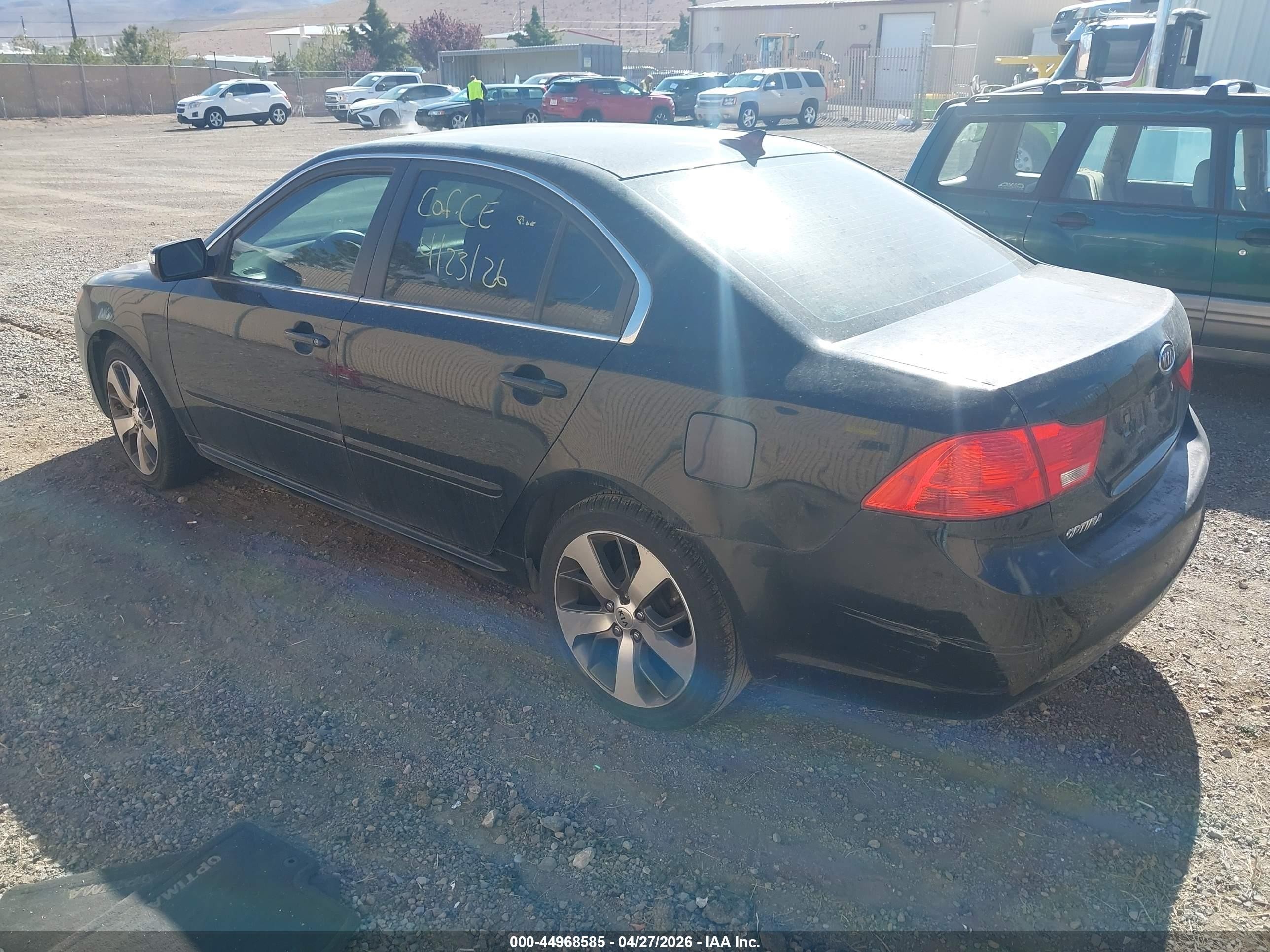 2010 Kia Optima Lx Black vin: KNAGG4A89A5432173