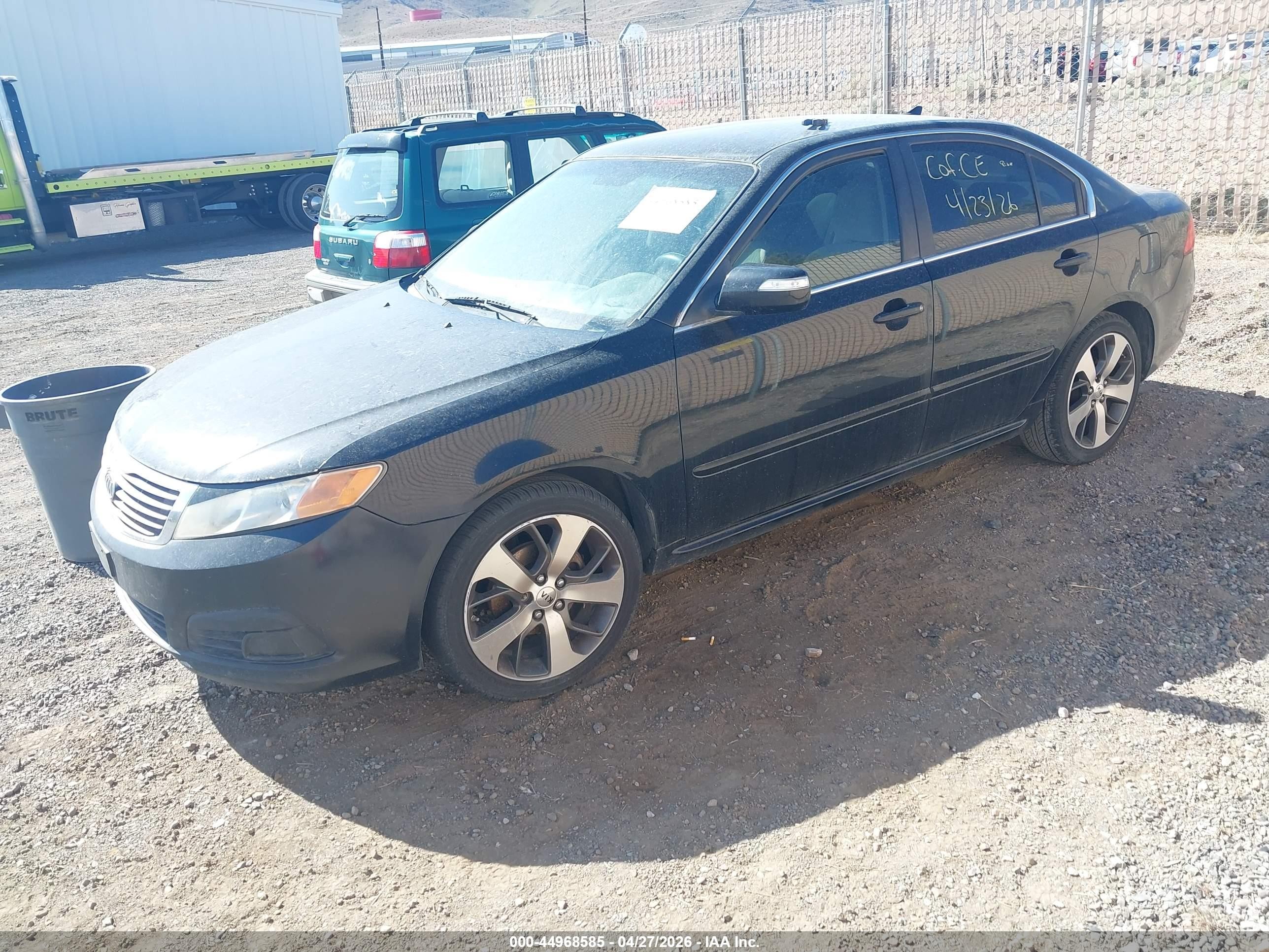 2010 Kia Optima Lx Black vin: KNAGG4A89A5432173