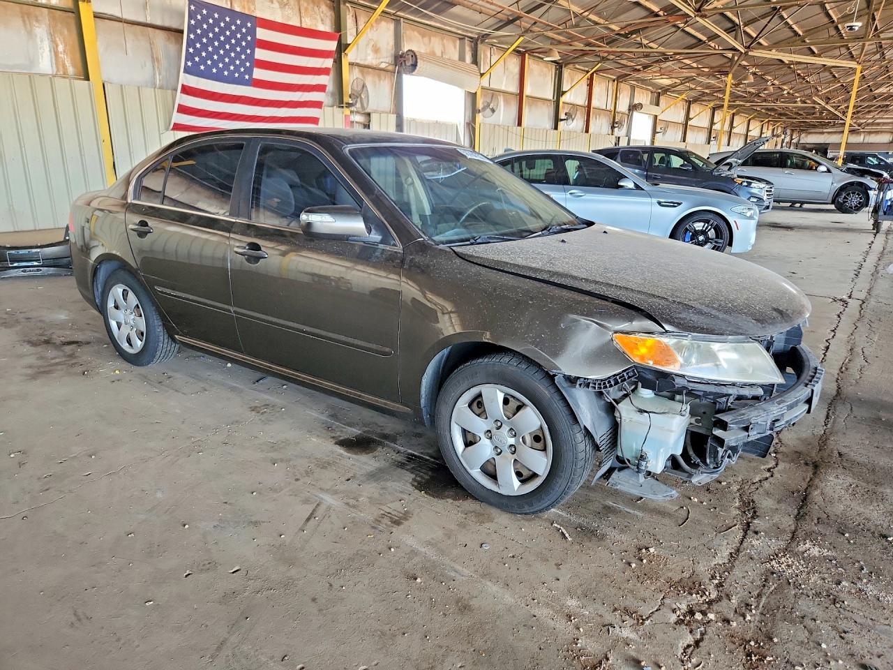 2010 Kia Optima Lx Серый vin: KNAGG4A89A5440144