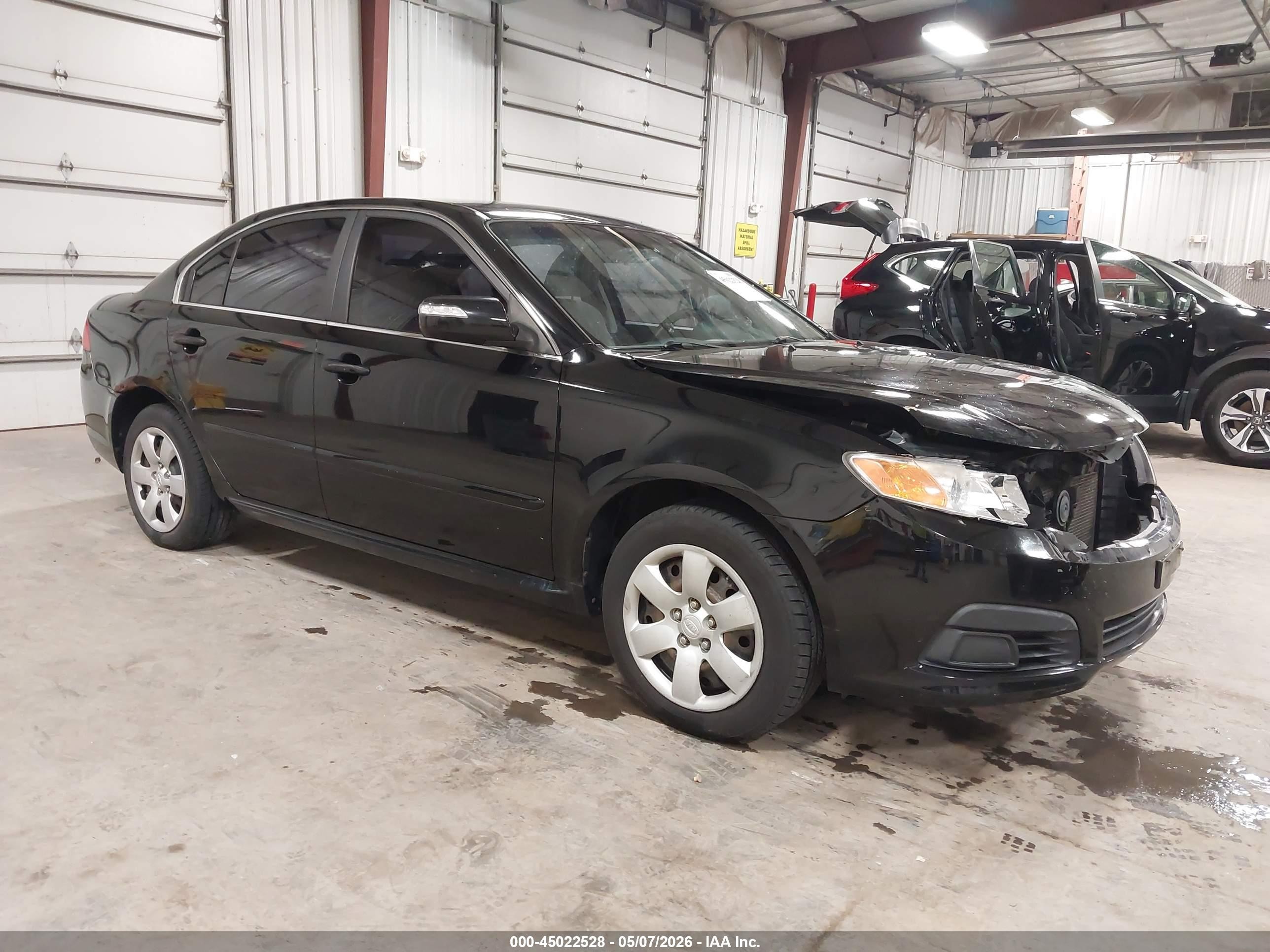 2010 Kia Optima Lx Черный vin: KNAGG4A8XA5447197