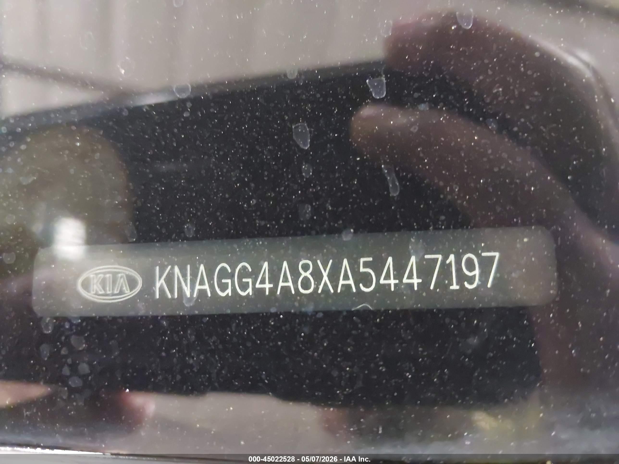 2010 Kia Optima Lx Черный vin: KNAGG4A8XA5447197
