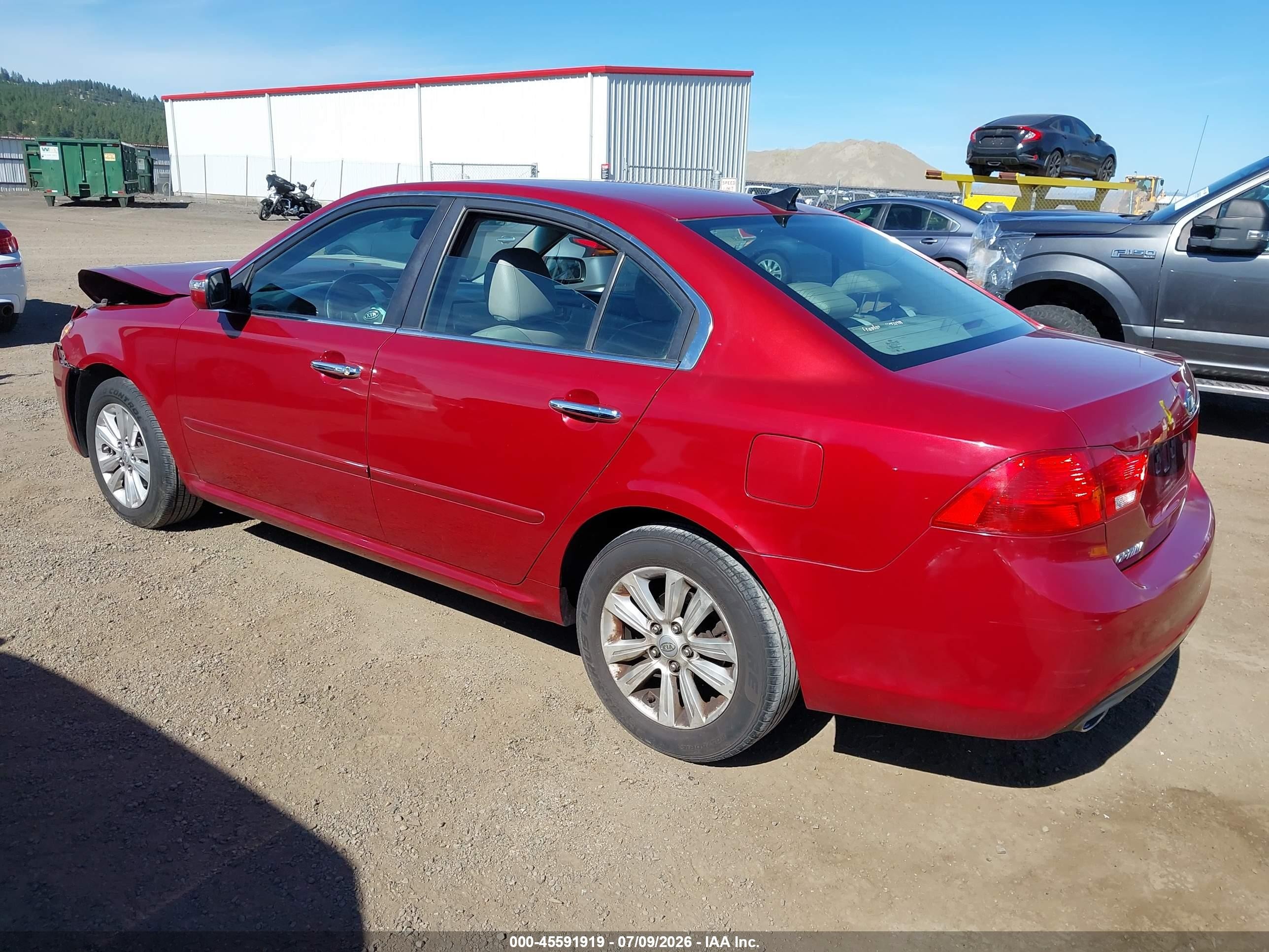 2010 Kia Optima Ex Red vin: KNAGH4A40A5453066