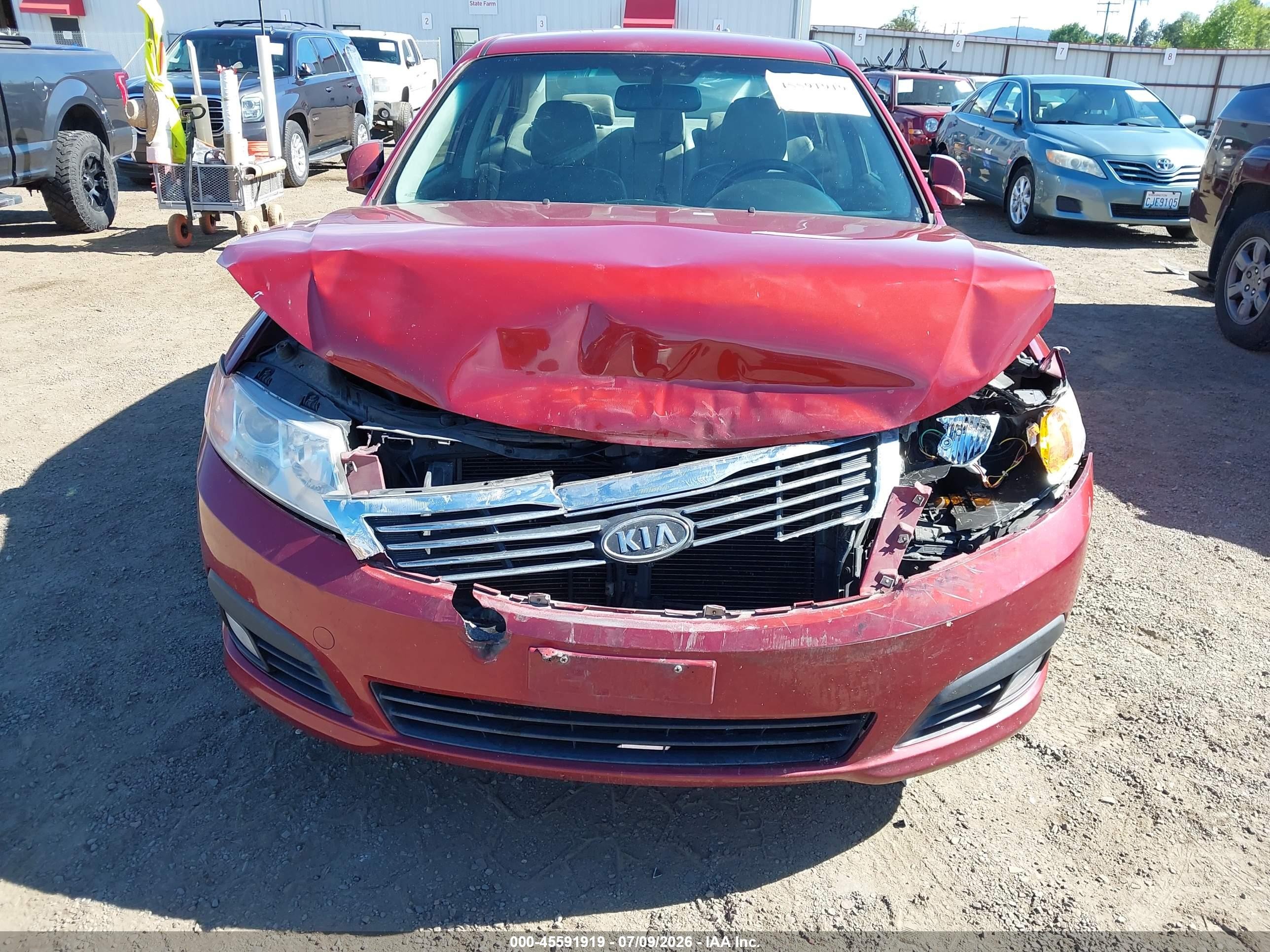 2010 Kia Optima Ex Red vin: KNAGH4A40A5453066