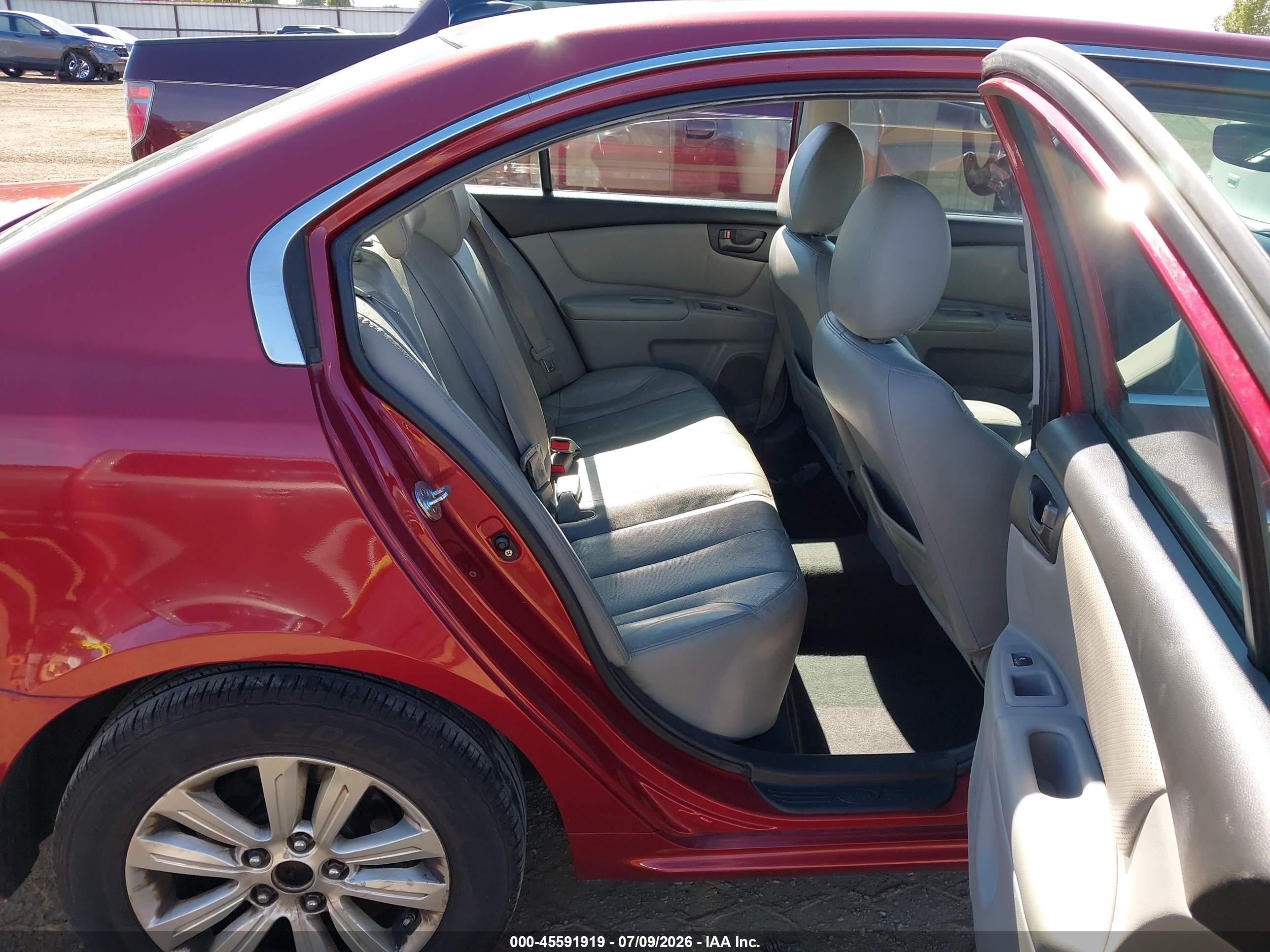 2010 Kia Optima Ex Red vin: KNAGH4A40A5453066