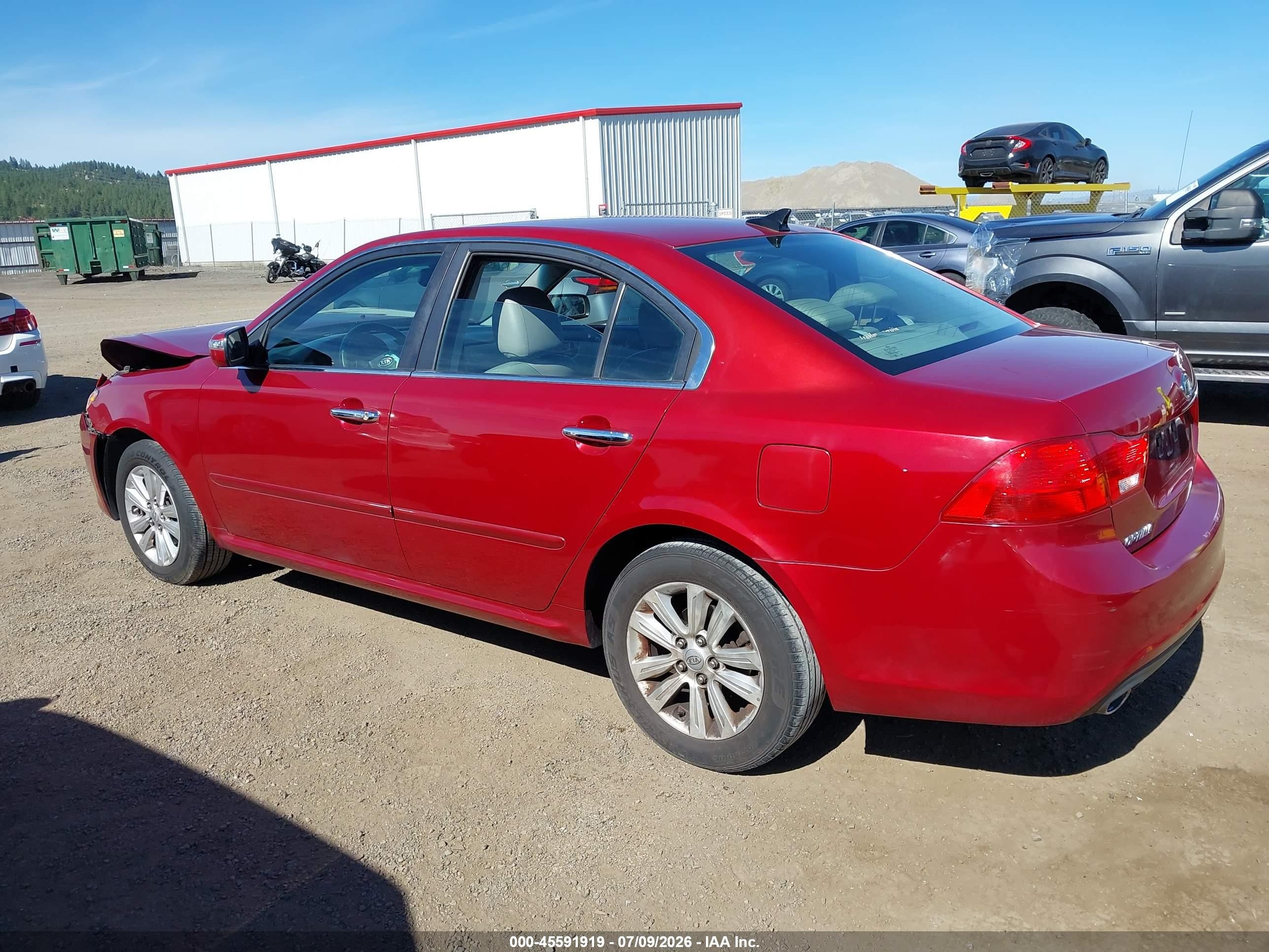 2010 Kia Optima Ex Red vin: KNAGH4A40A5453066