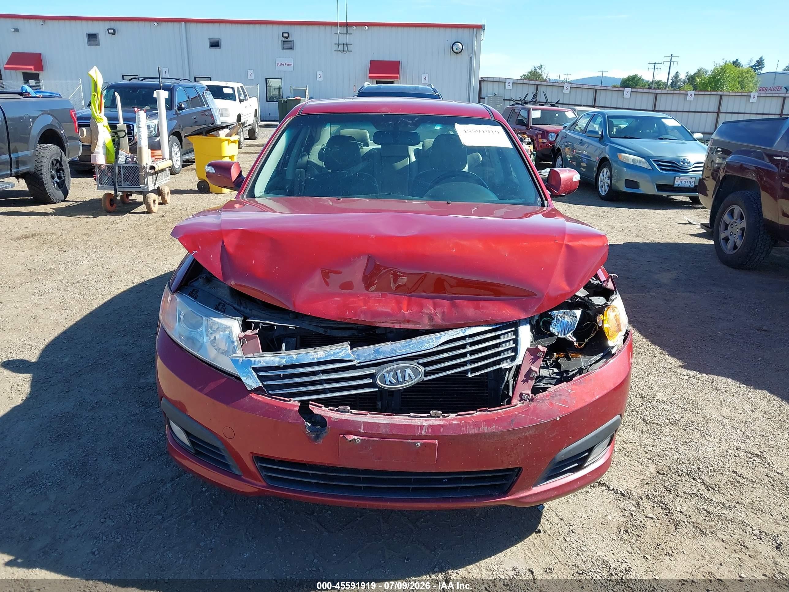 2010 Kia Optima Ex Red vin: KNAGH4A40A5453066
