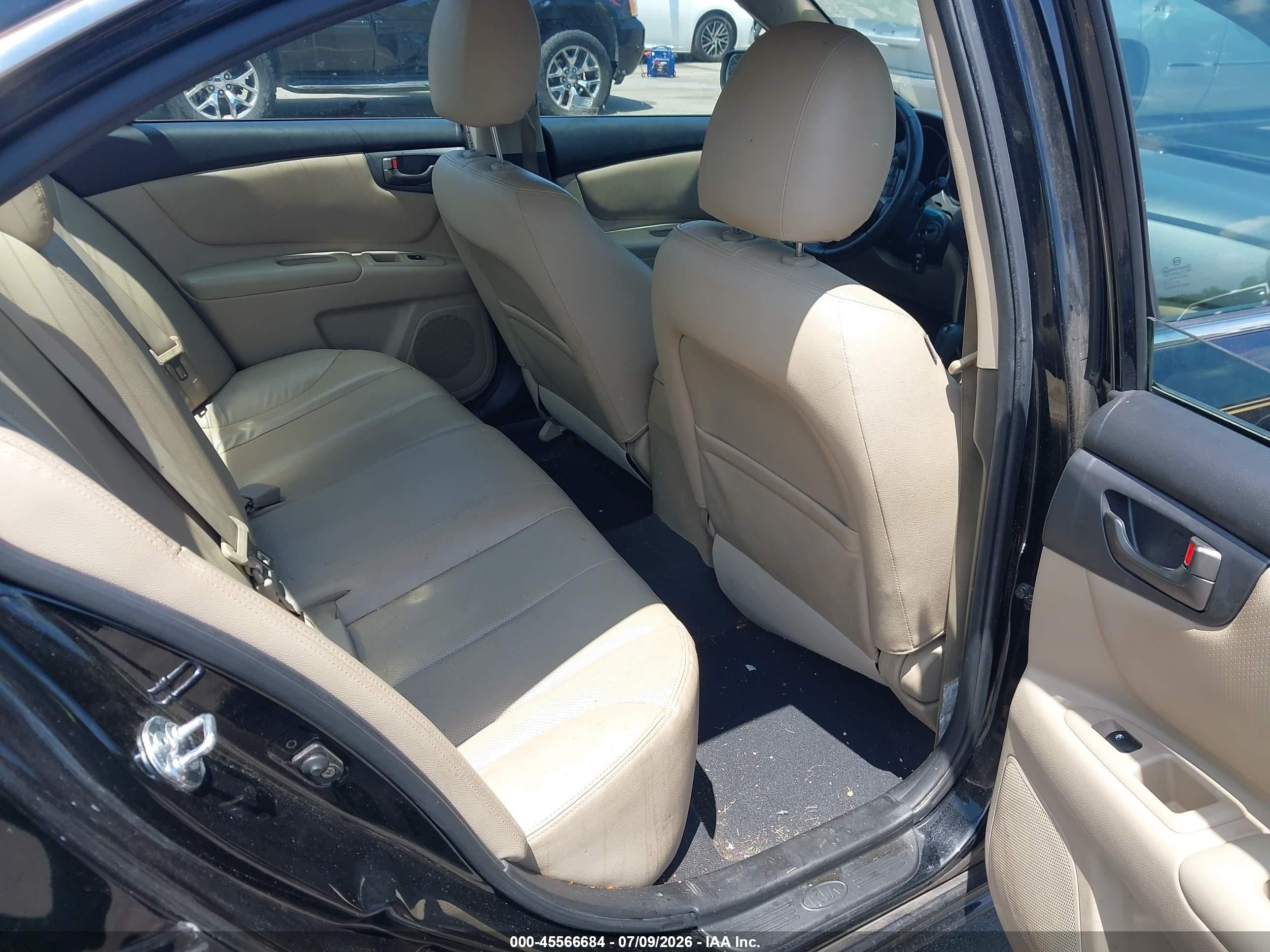 2010 Kia Optima Ex Черный vin: KNAGH4A41A5435479