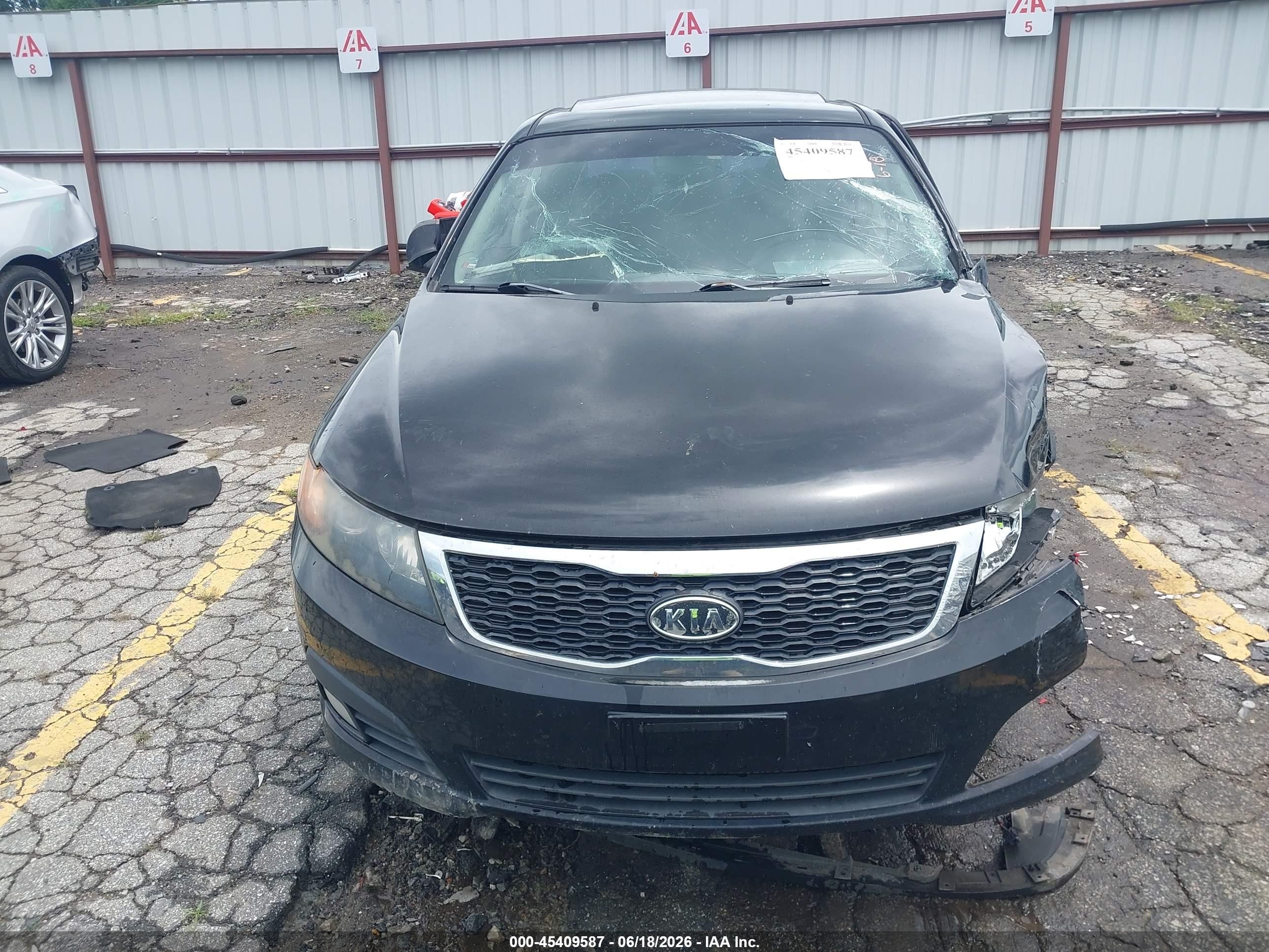 2010 Kia Optima Sx Black vin: KNAGH4A43A5407568