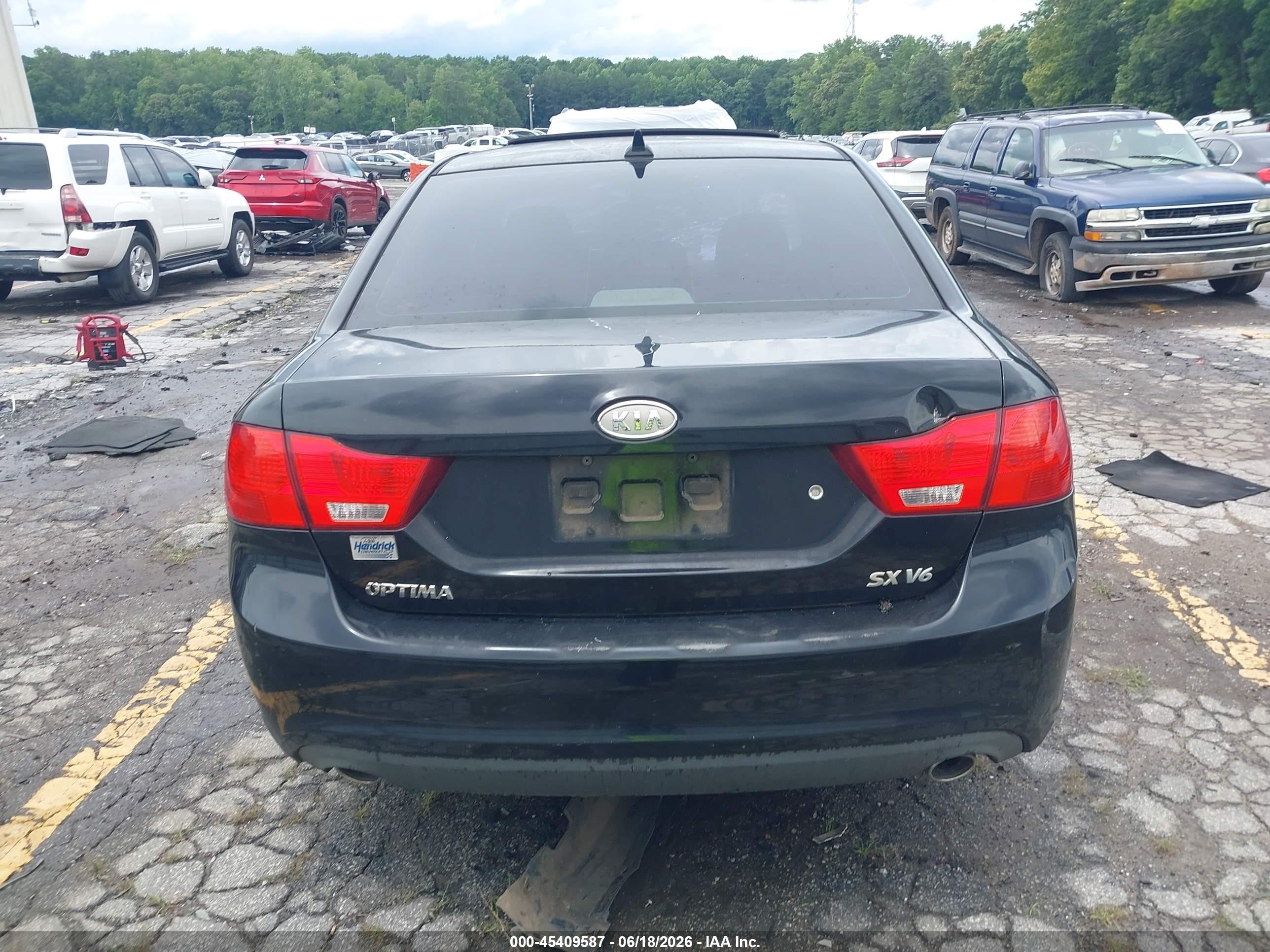 2010 Kia Optima Sx Black vin: KNAGH4A43A5407568